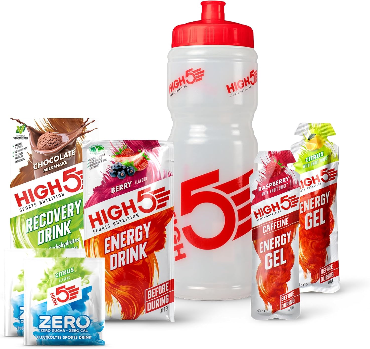 HIGH5 Starter Kit Nutrition Pack Combining Energy, Hydration & Recovery,