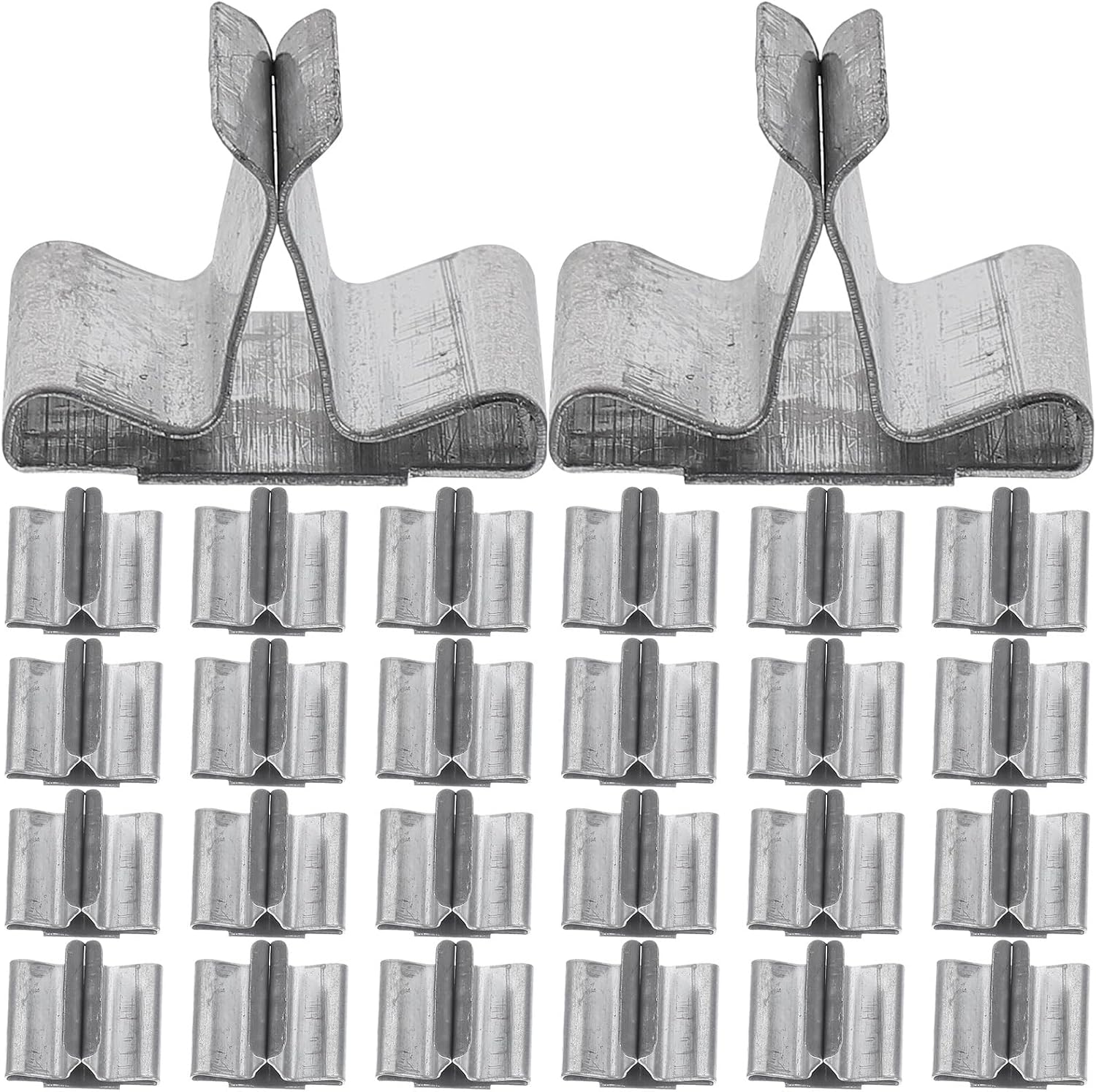 100pcs Metal Candle Wick Holders Centering Device for Wick Candle Making Accessories Universal Clips Wooden Sustainer Base Replacement