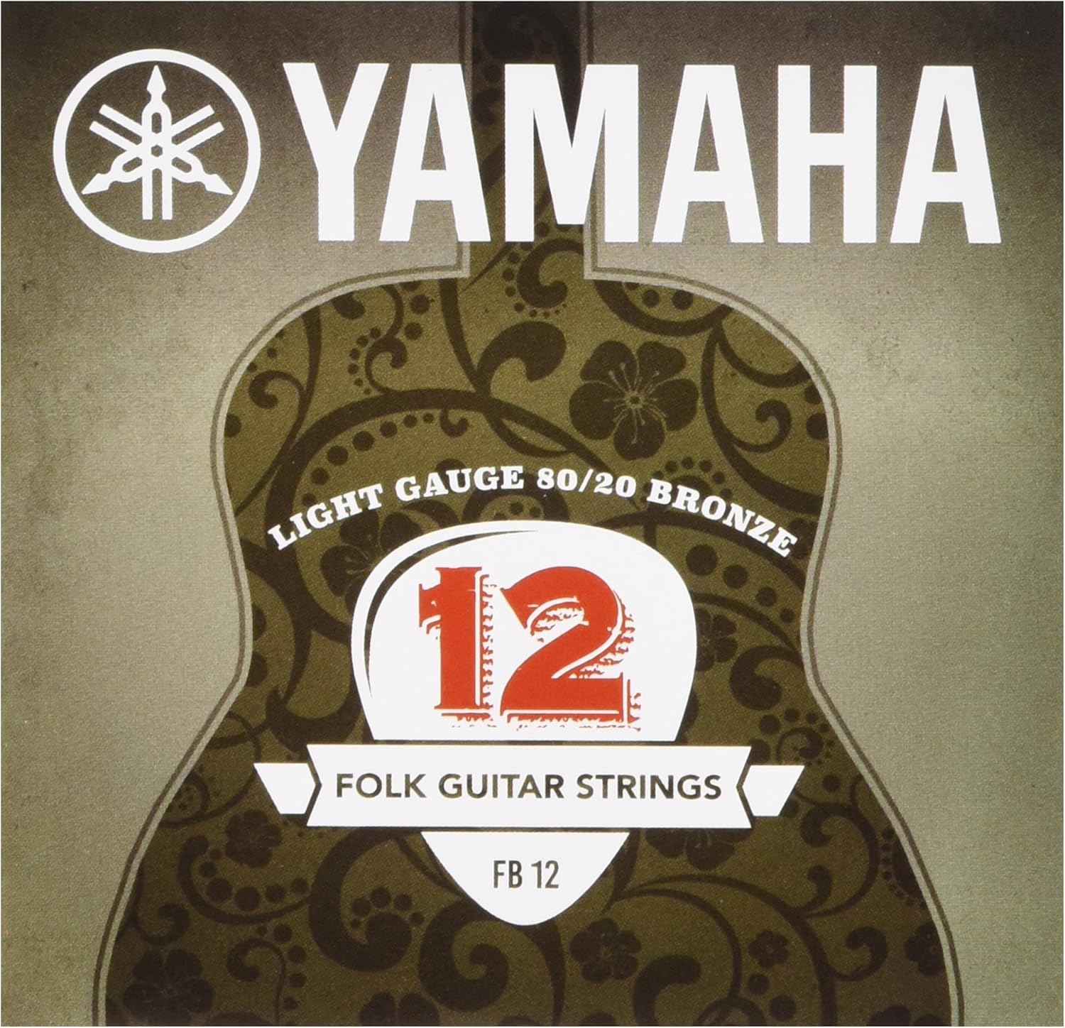 Yamaha FB 12 Western Guitar Strings 80/20 Bronze Super Light (1 Set)