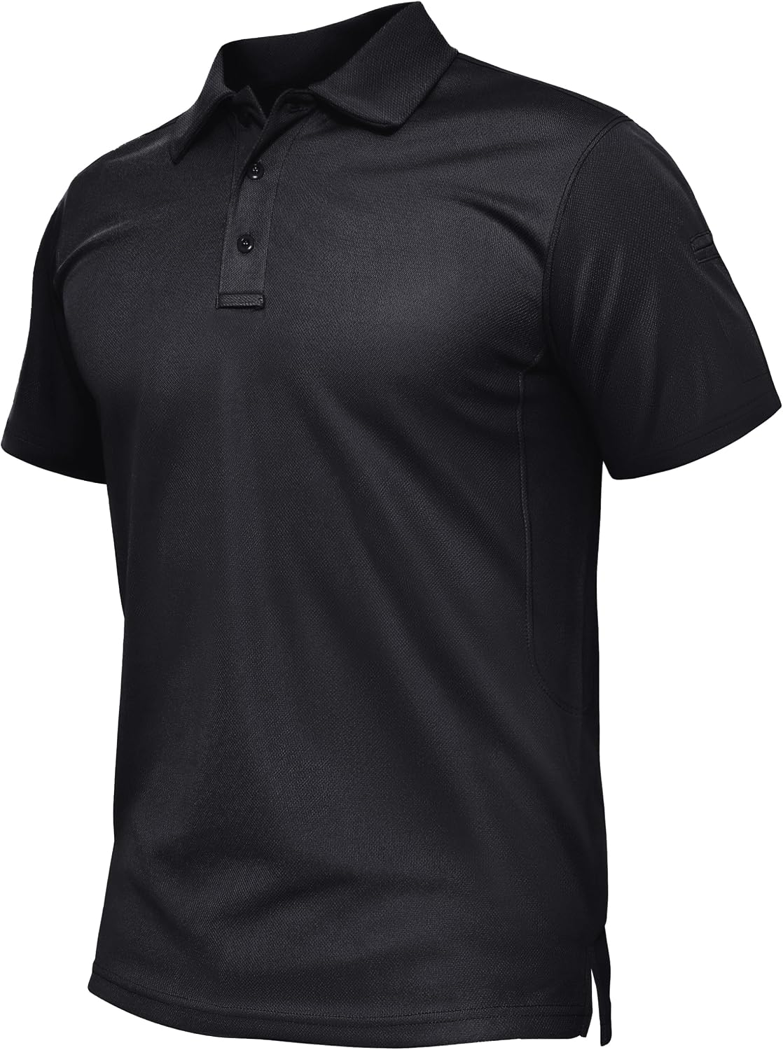 TACVASEN Men's Breathable Golf Polo Shirt Quick Dry Short Sleeve Casual Work Polo T-Shirt