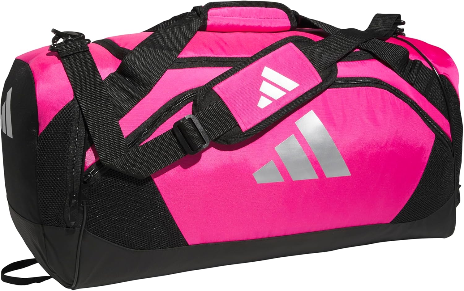 adidas Unisex Team Issue Sports Duffel Bag for Men and Women, Shock Pink/2, One Size, Team Issue Sports Duffel Bag for Men and Women
