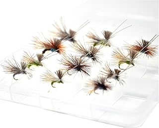 Outdoor Planet 12/16 / 24 Caddisflies/Mayfly/Attractor Nymph/Dragonflies and Damselflies/Stonefly/Hopper/Salmonfly/Dry Flies for Trout Fly Fishing Flies Lure Assortment