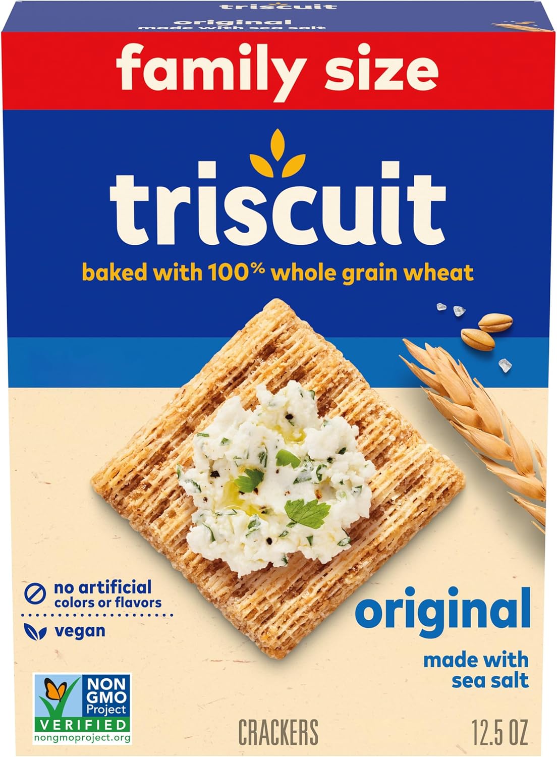 Nabisco Triscuit Original Crackers Family Size, 12.5 Oz.