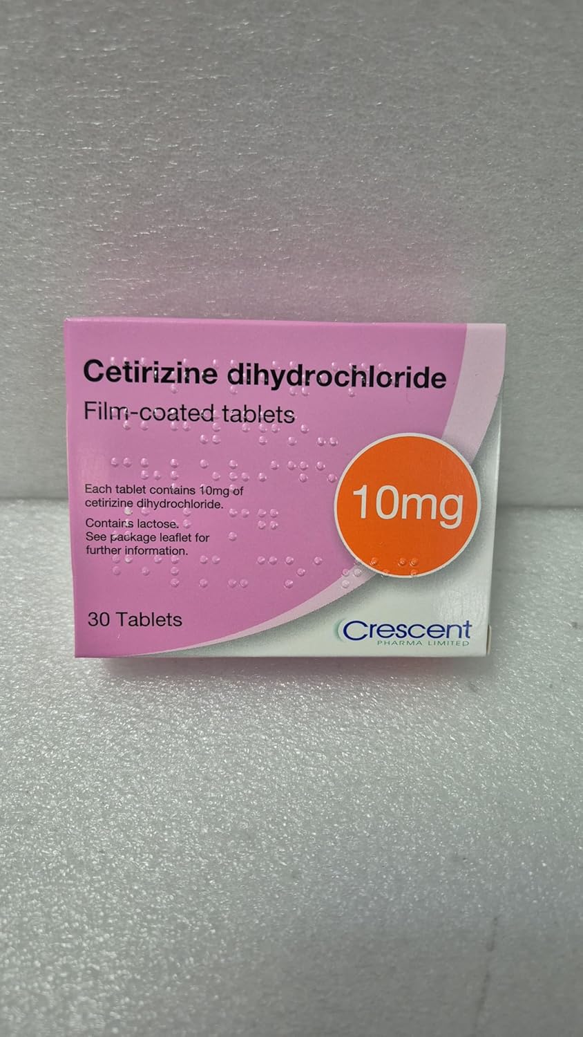 6 Months Supply Cetirizine Hayfever Allergy Tablets 30 x 6