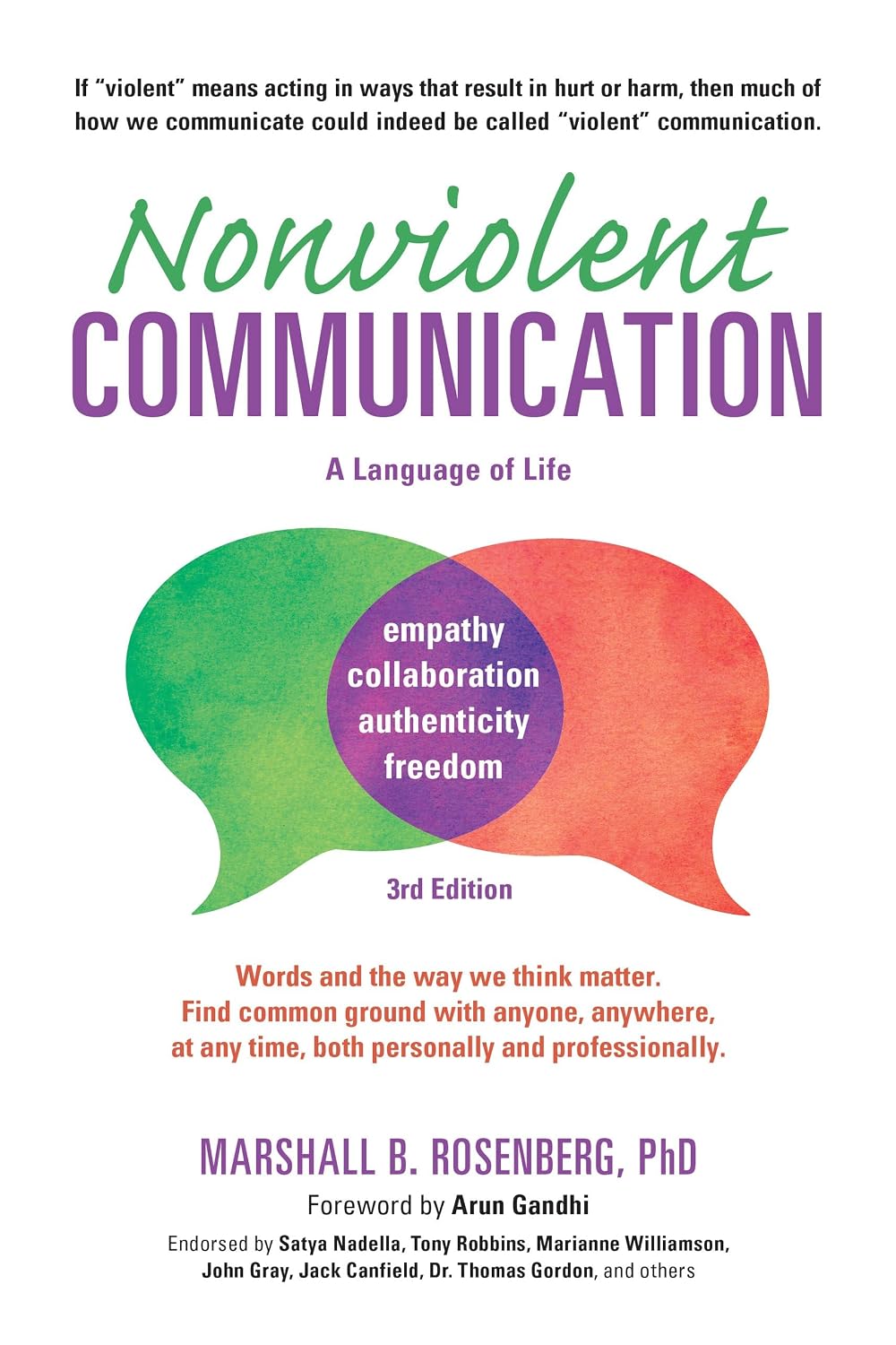Nonviolent Communication: A Language of Life: Life-Changing Tools for Healthy Relationships (Nonviolent Communication Guides)