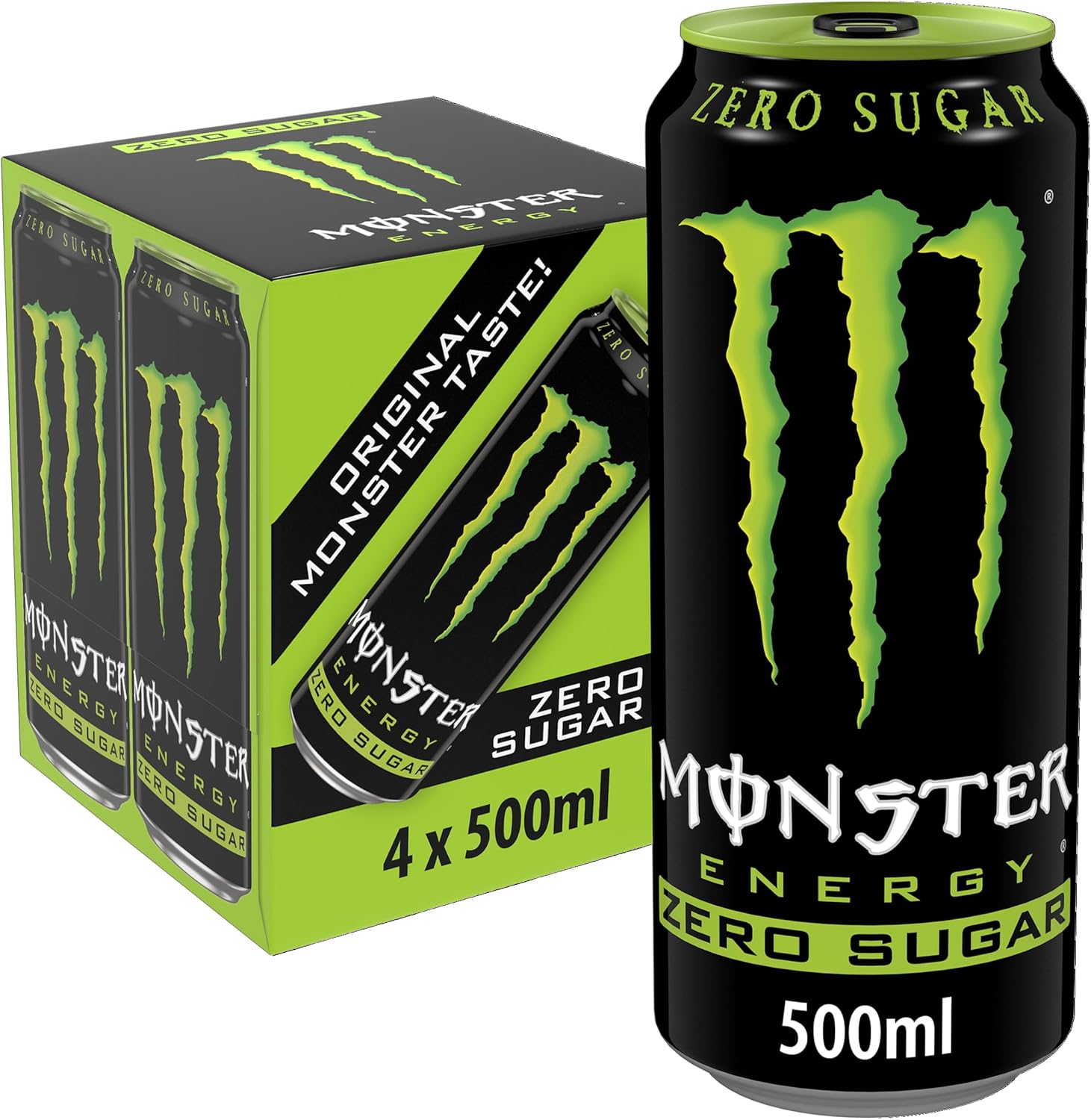 Monster Energy Green Zero 4 x 500ml