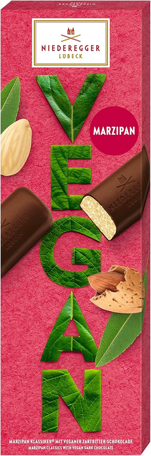 Niederegger Vegan Dark Chocolate Coated Marzipan 100g