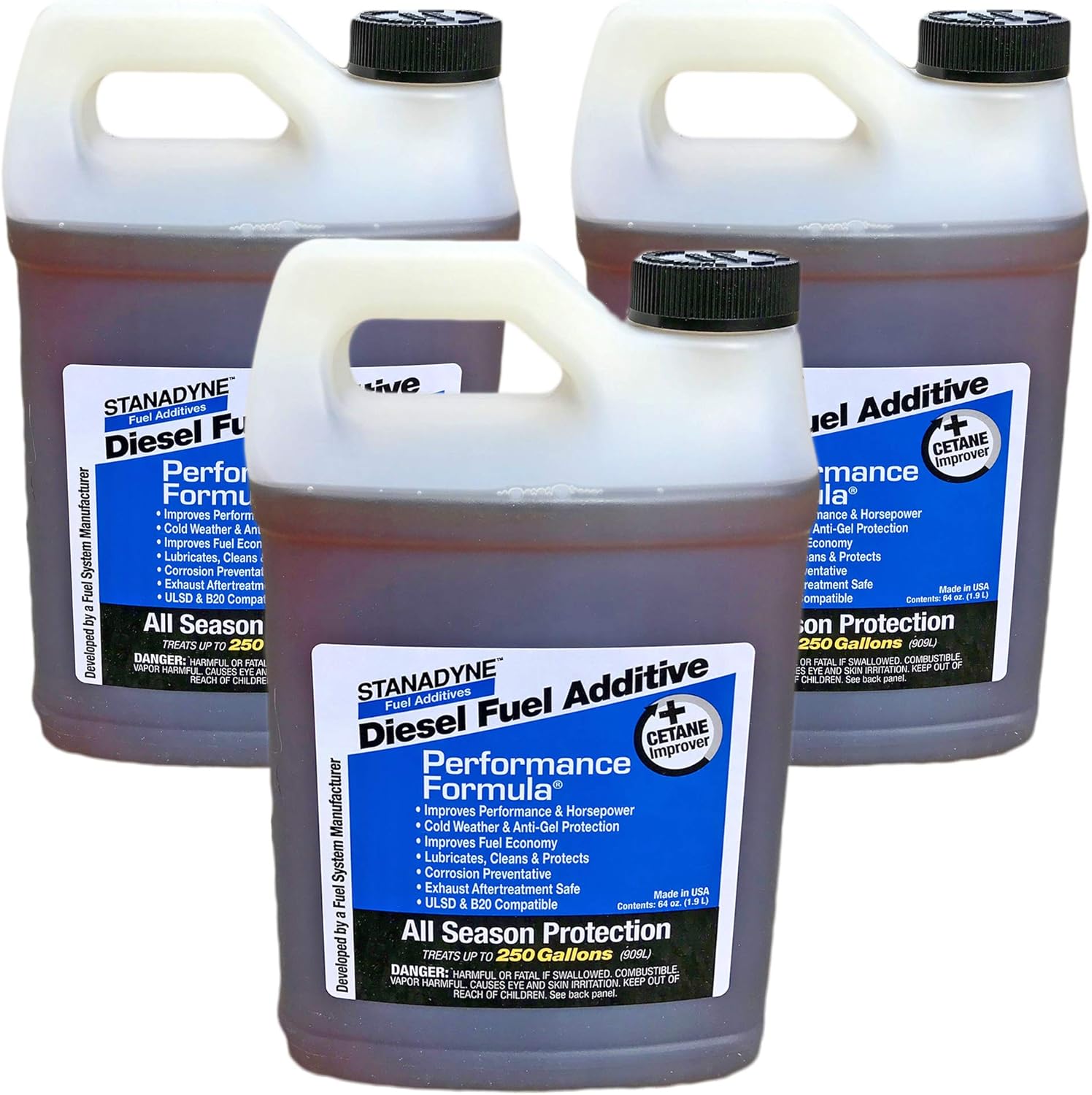 Stanadyne Performance Formula Diesel Fuel Additive 3 Pack of 1/2 Gallon Jugs - Part # 38566