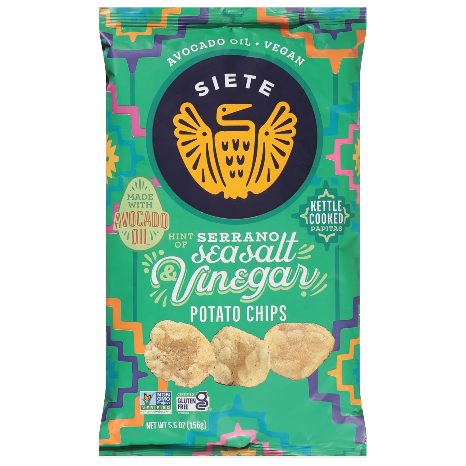 Siete Potato Chips Sea Salt Vinegar 5.5 OZ
