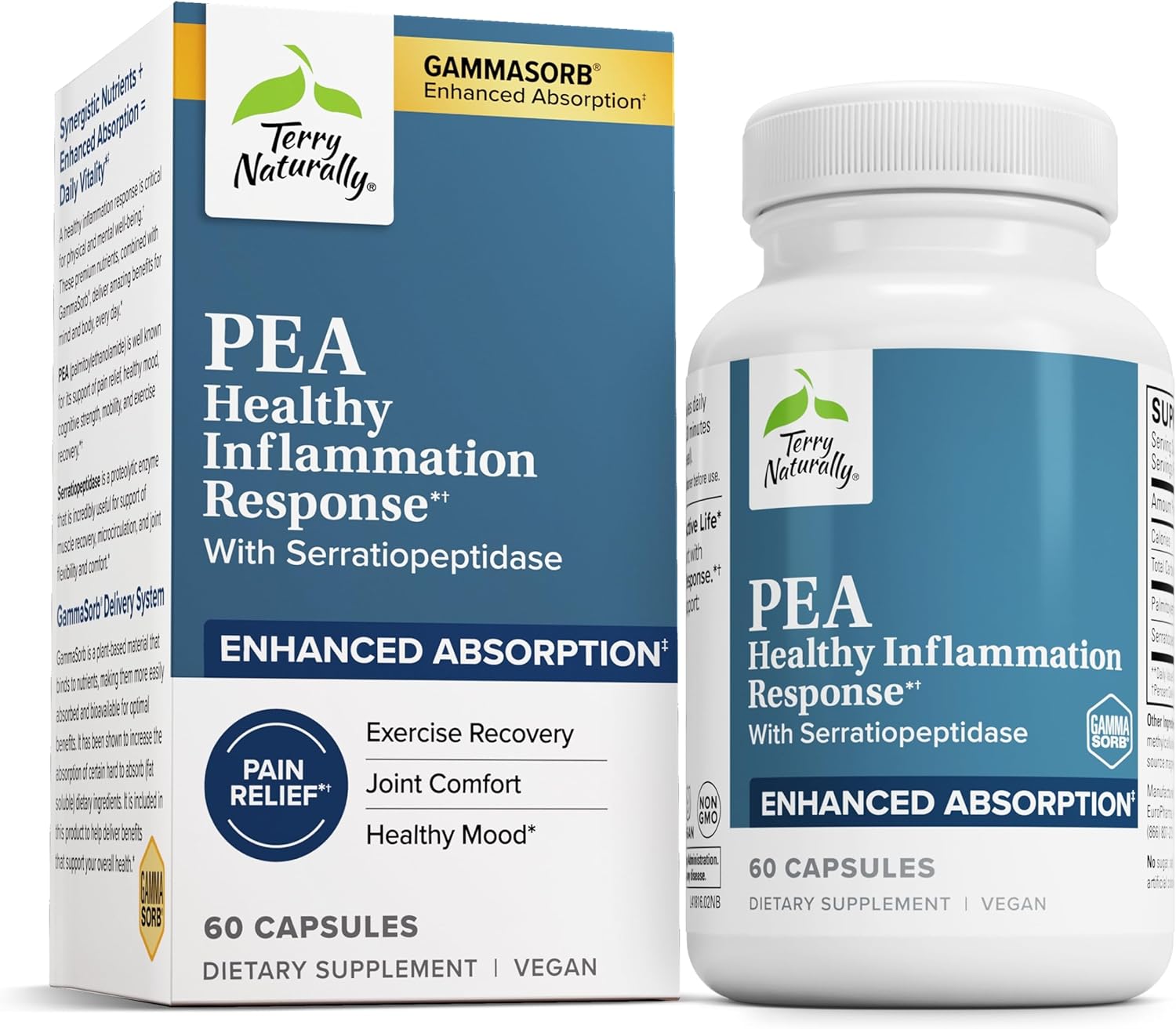 Terry Naturally - Pea Healthy Inflammation Response - Pain Relief