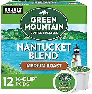 Green Mountain Coffee Roasters Nantucket Blend Keurig Single-Serve K-Cup Pods, Medium Roast Coffee, 12 Count