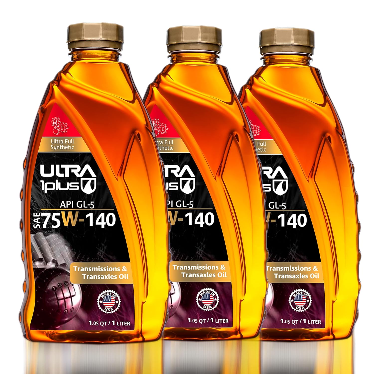 ULTRA 1PLUS SAE 75W-140 Synthetic Gear Oil, API GL-5