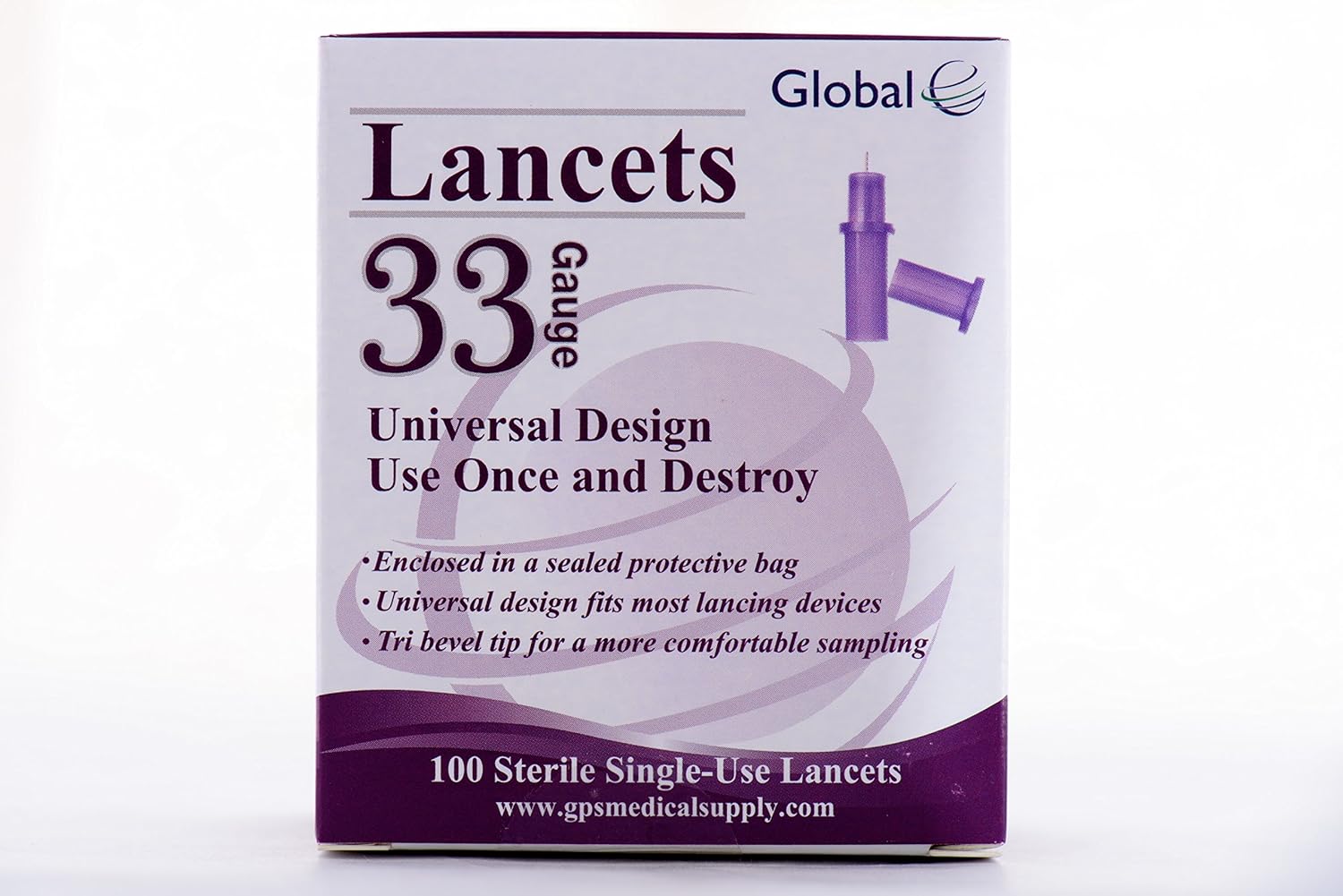 Easy Glide 33 Gauge Pull Top Lancets - Virtually Pain-Free Testing - Suitable for Most Lancing Devices