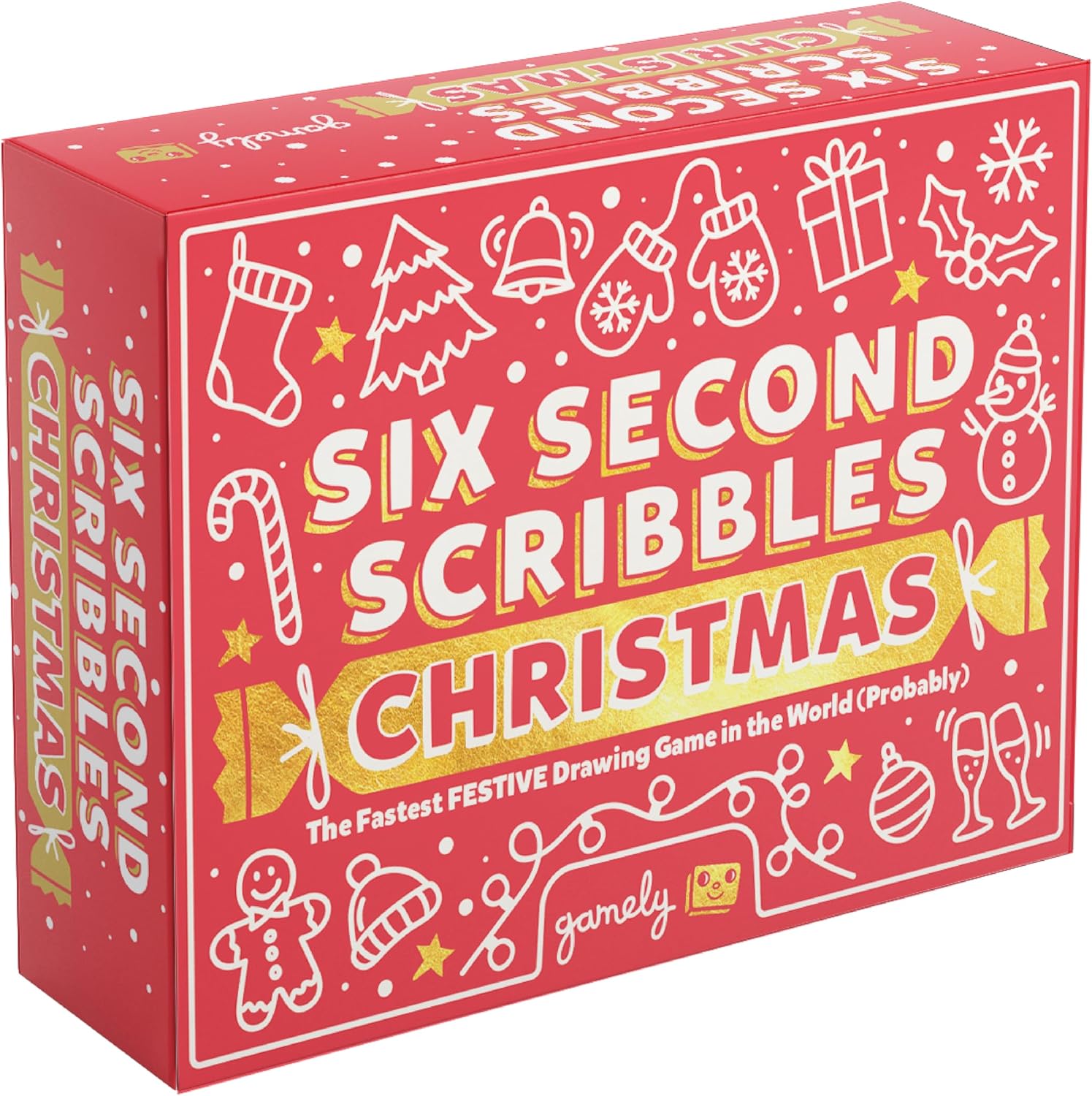 Six Second Scribbles Christmas: The frantically fast and fantastically fun drawing game | A family friendly party game for children, teens and adults (Christmas Edition)