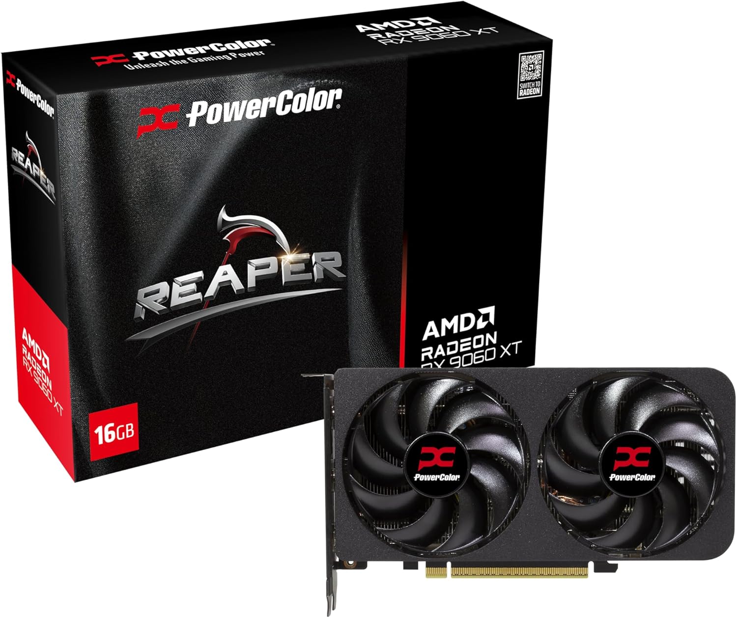 Powercolor Radeon RX 9060 XT Reaper 16GB GDDR6 Graphics Card