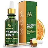 Tree of Life Beauty Vitamin C Skin Care Set, Skin Brightening Face Oil for Dark and Age Spots, Facial Serums for Dry and Sensitive Skin with Hyaluronic Acid & Vitamin E for Soft Smooth Skin, 1 Fl Oz