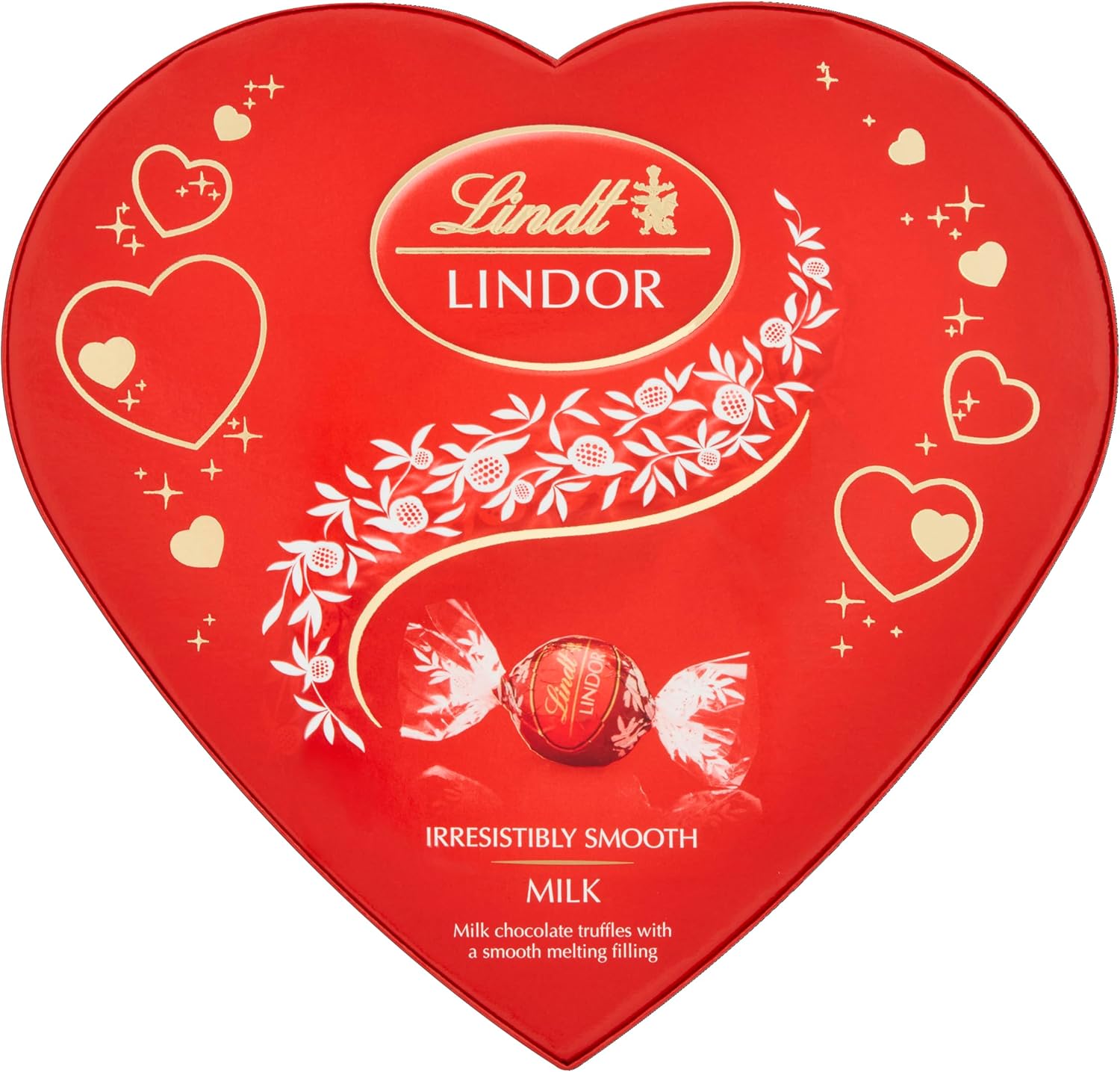 Lindt Lindor Amour Heart Chocolate Box, Chocolate Gift for Him and Her, 160 g
