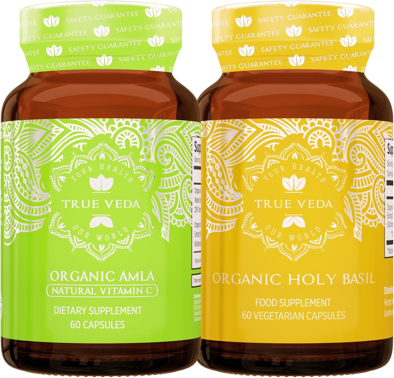True Veda Immune Bundle USDA Organic | Multi-Award-Winning | 0rganic Amla | 0rganic Holy Basil