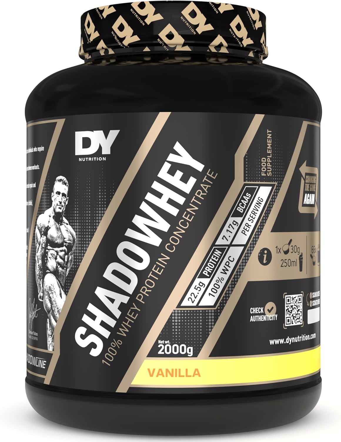 DY Nutrition - Shadowhey Protein Concentrate 2kg (Vanilla)