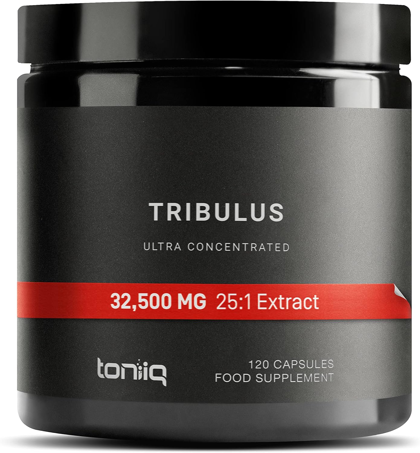 Tribulus Terrestris for Men - Ultra High Potency 25:1 Extract with 95% Saponins - 1300mg Pure & Concentrated Formula - Third-Party Lab Tested for Purity & Quality - 120 Capsules