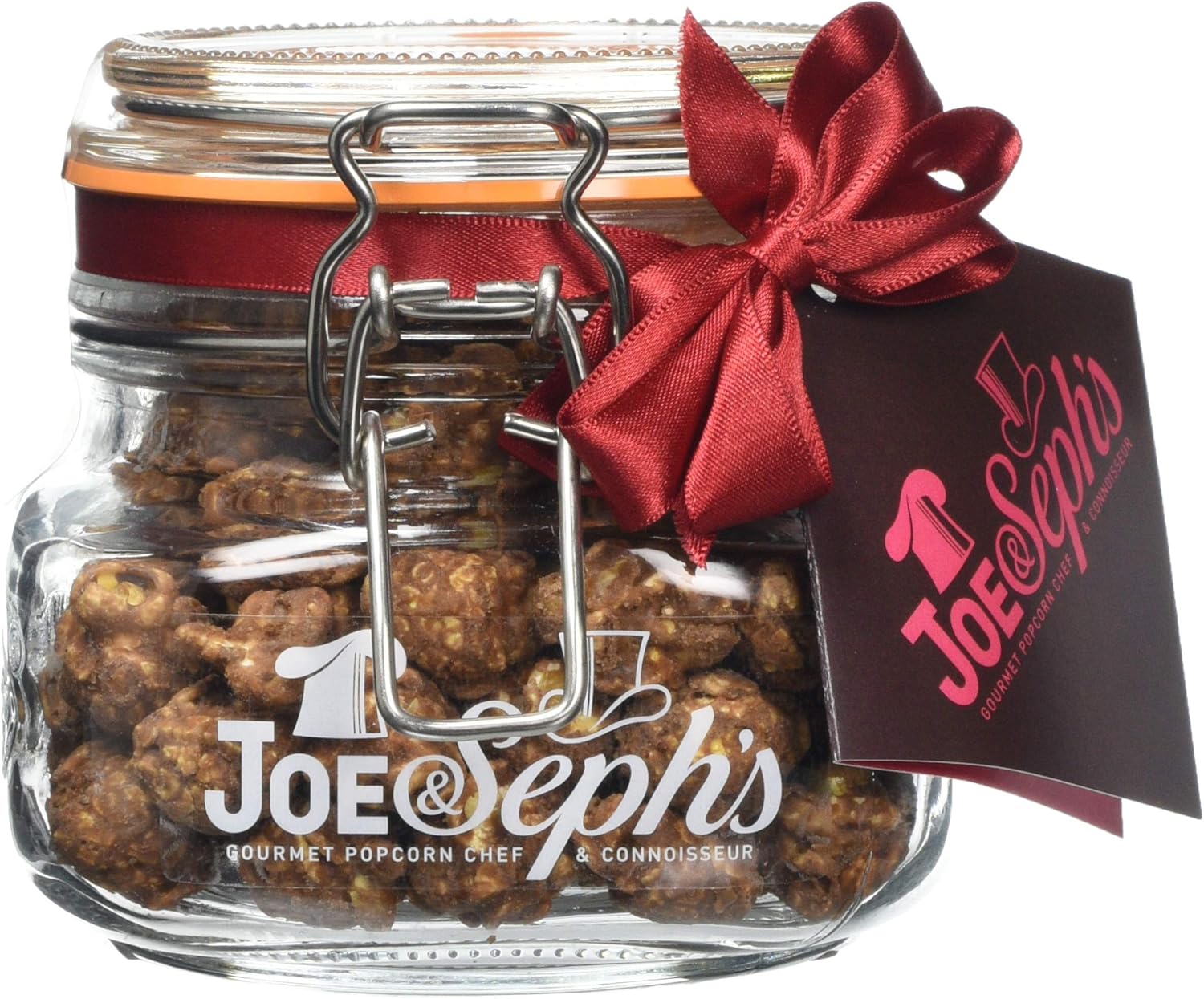 Joe & Seph's Double Chocolate Popcorn (1x80g) | gourmet popcorn, air-popped popcorn, chocolate snack, sweet popcorn, movie night snacks, popcorn for a party, gifts for men and women