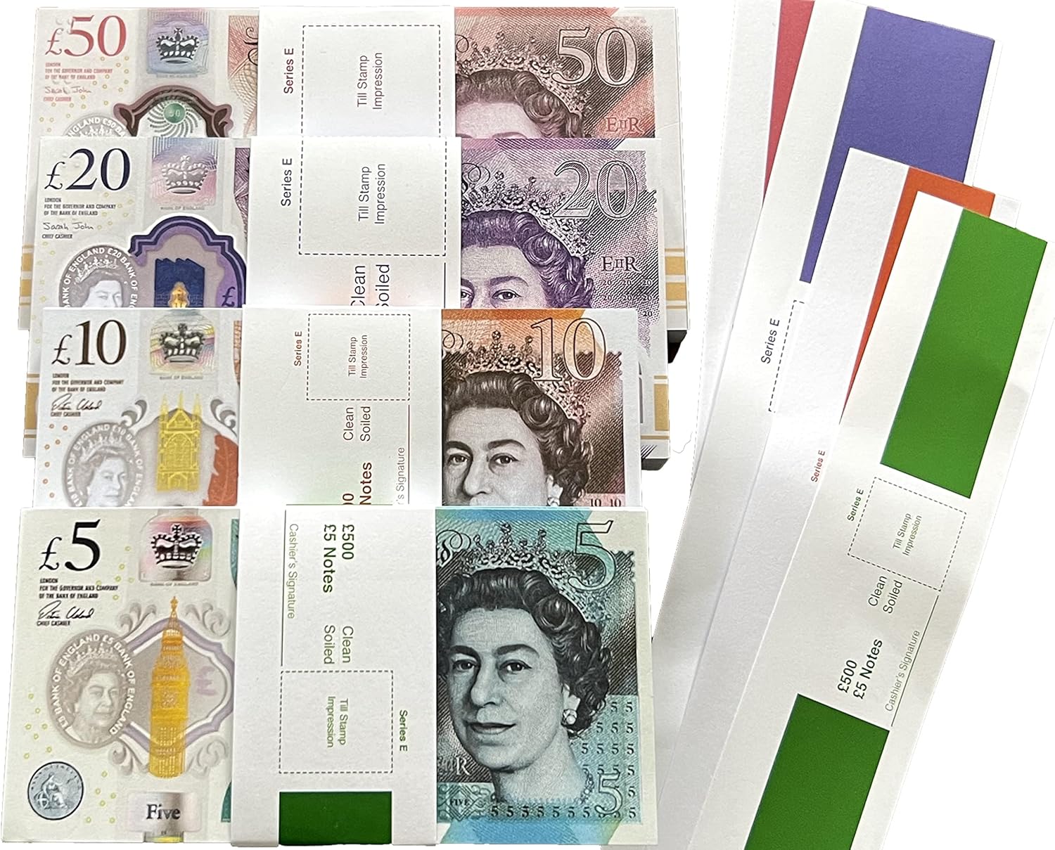 BIG SCREEN STACKS | UK COMPANY | PROP MONEY | UK POUNDS GBP BANK NOTES | EXTRA BANK STRAP | 8.5K PROP MONEY BUNDLE STACK | Movies Play Fake Casino Photo Booth