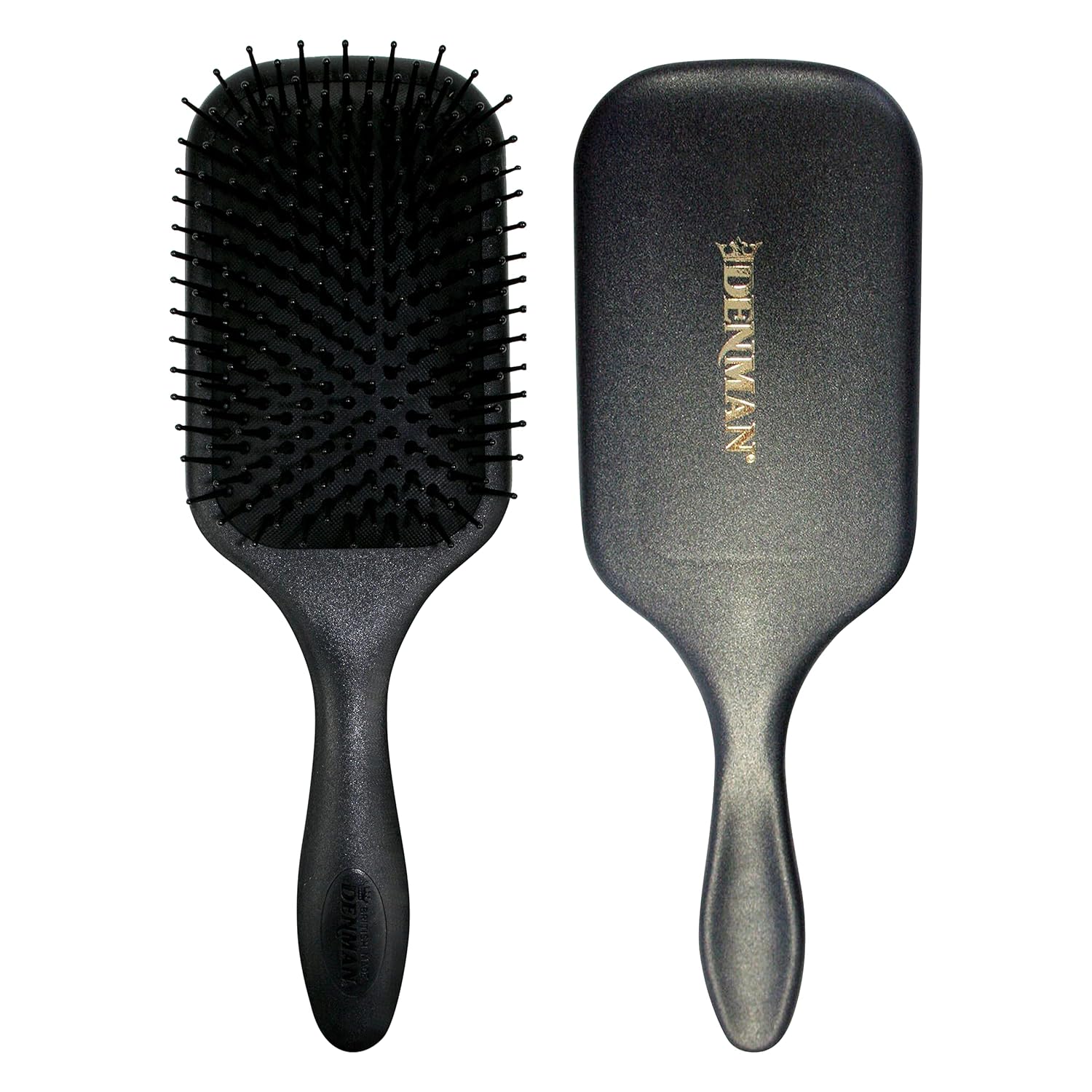 Denman Gentle Paddle Hairbrush for Comfortable Detangling, Blowdrying and Styling