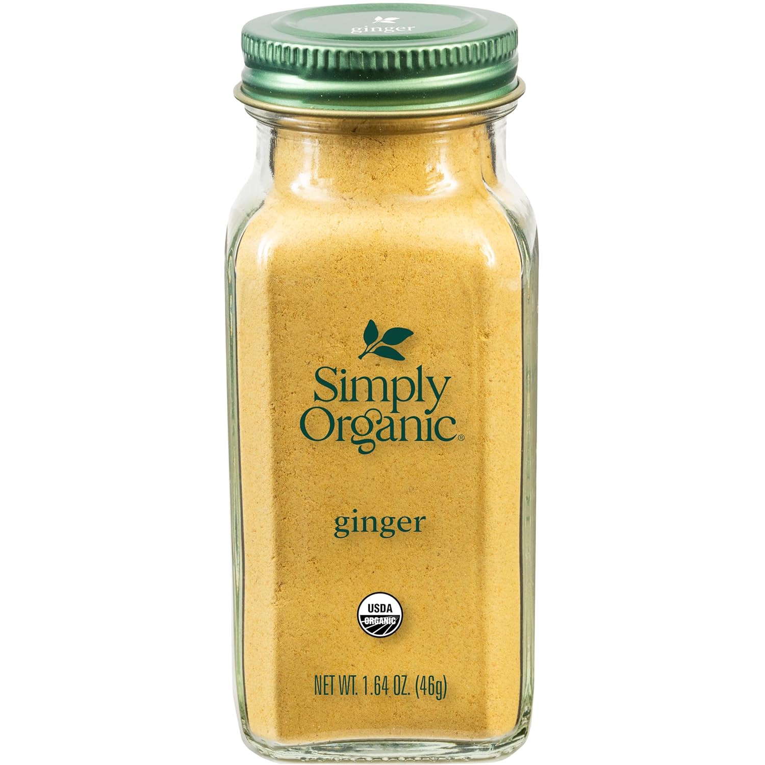 Simply Organic Ground Ginger Root, 1.64 Ounce, Non ETO, Non Irradiated, Non GMO, Complements Both Sweet & Savory Dishes