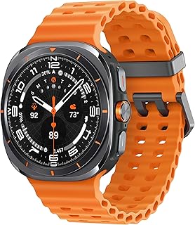 SAMSUNG Galaxy Watch Ultra 47mm LTE AI Smartwatch w/Energy Score, Wellness Tips, Heart Rate Tracking, Sleep Monitor, Fitness Tracker, GPS, 2024,Titanium Gray [US Version, 1Yr Manufacturer Warranty]