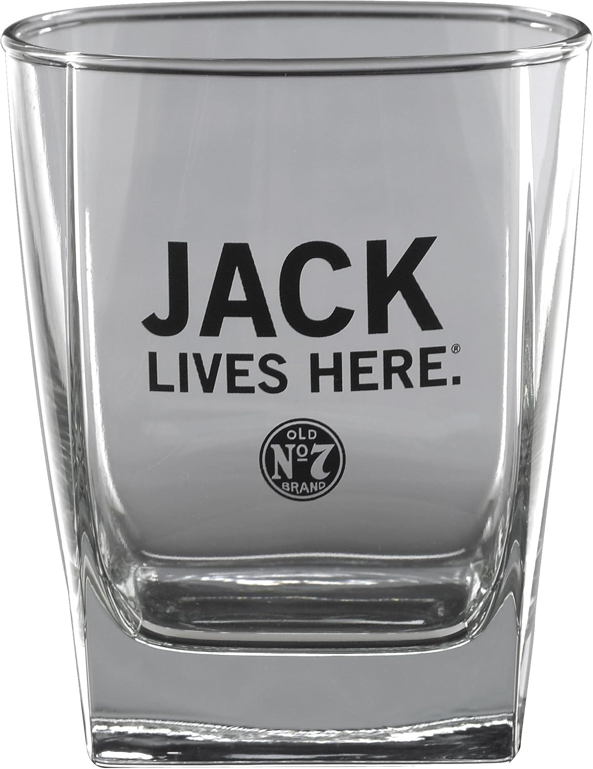 Jack Daniel's Licensed Barware Jack Lives Here Double Old Fashioned Glass