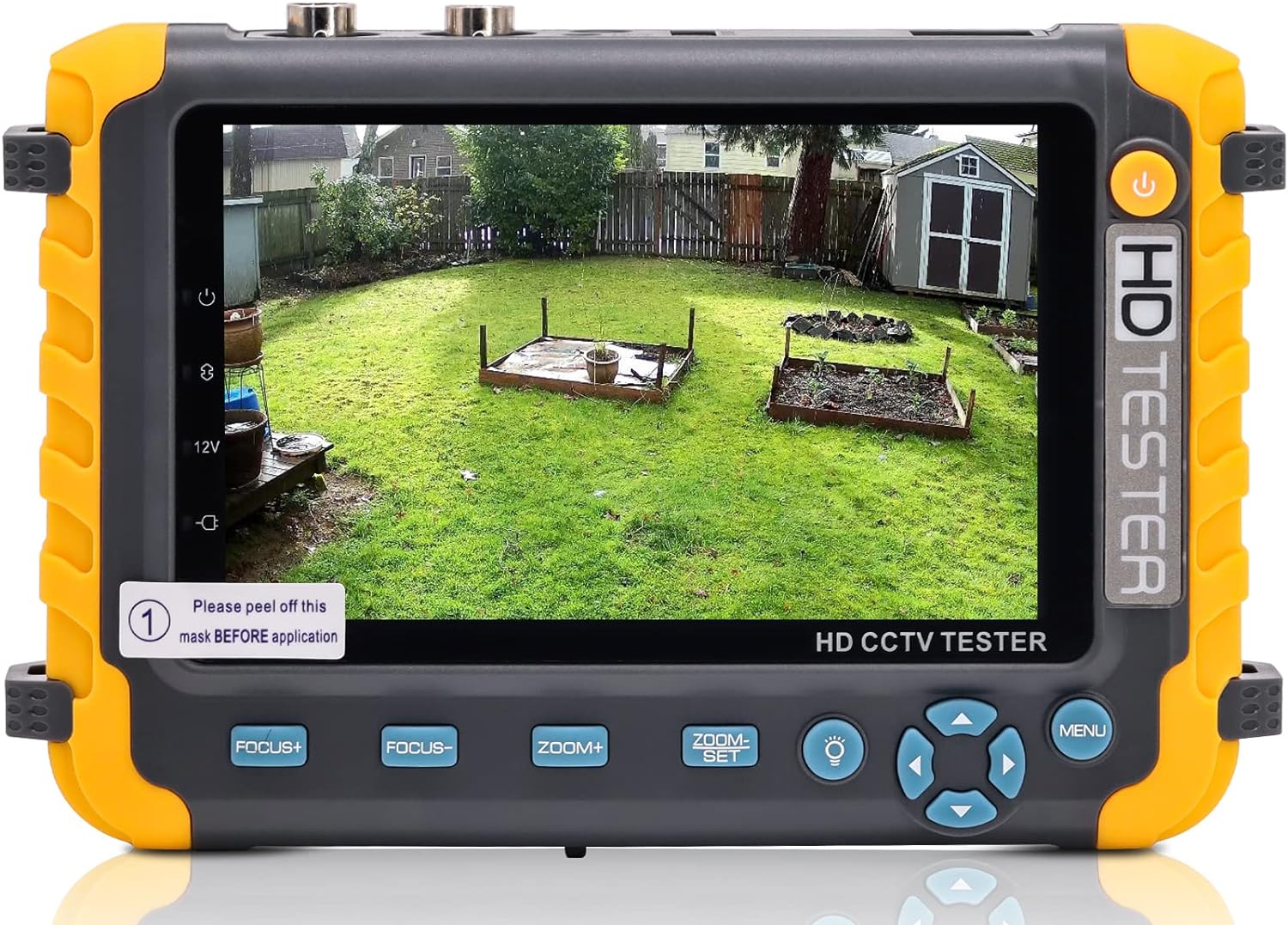 Anpviz 5 Inch 4 in 1 CCTV Monitor Tester, AHD/TVI/CVI/CVBS Coaxial Analog Video CCTV Tester, UTP/PTZ Cable Test for 1080P/3MP/4MP/5MP/8MP Analog Security Camera, VGA DC12V Output Camera