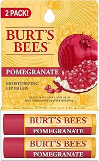 Burt's Bees Lip Balm Stocking Stuffers, Moisturizing Lip Care Christmas Gifts, Original Beeswax with Vitamin E & Peppermint Oil, Natural Origin Conditioning Lip Treatment (2-Pack)