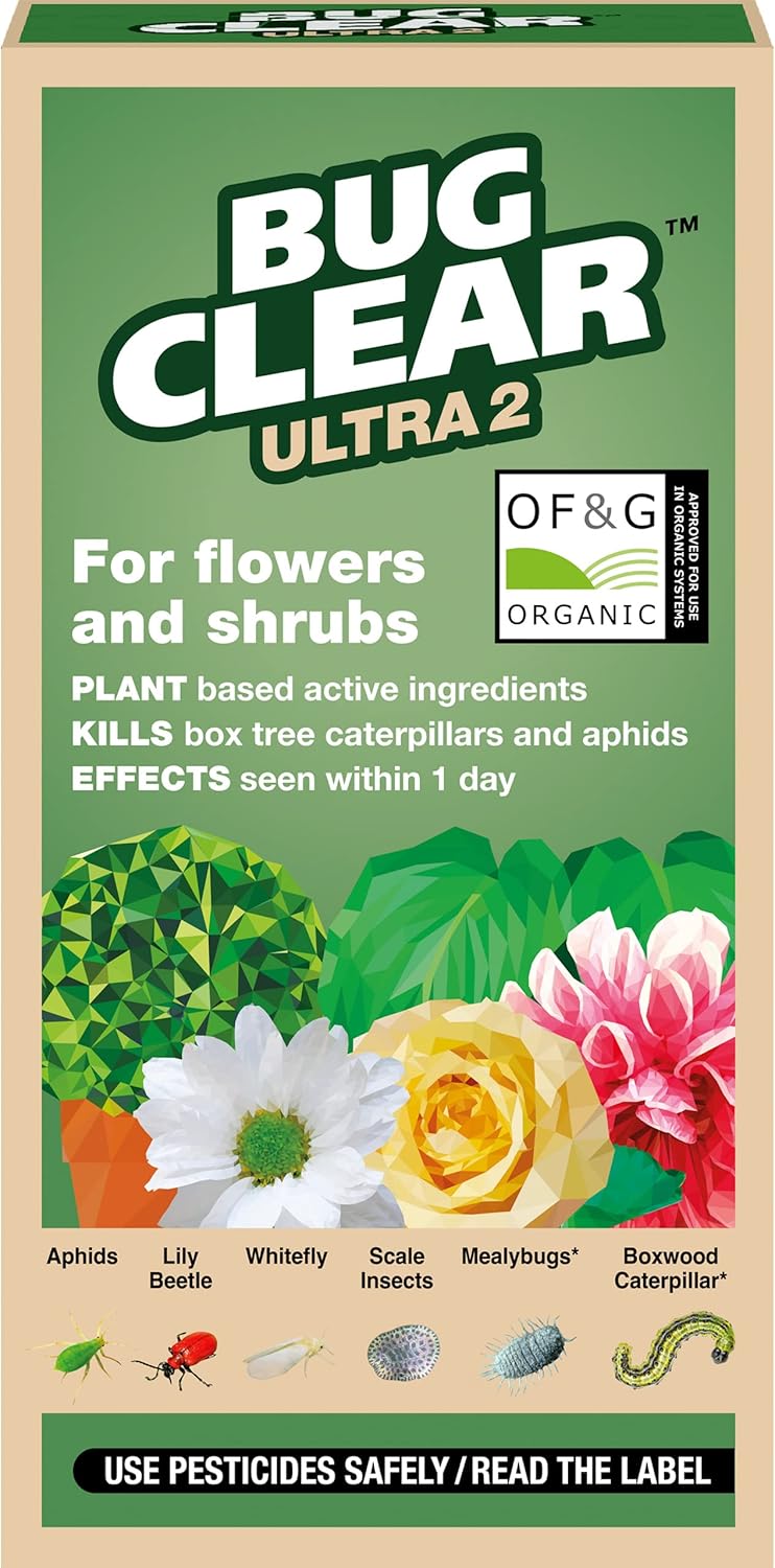 BugClear Ultra 2 Insecticide, for flowers and shrubs, Concentrate, 200 ML, Red