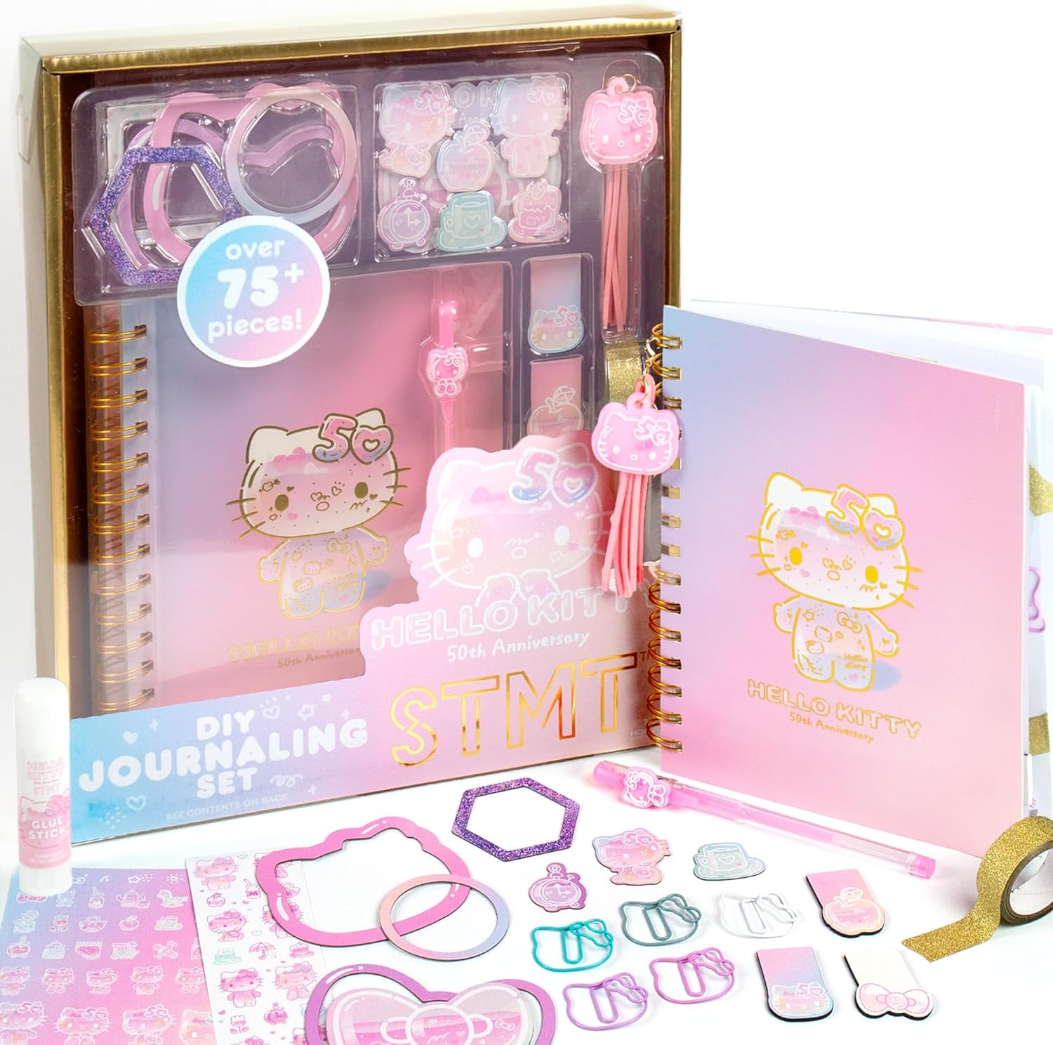 Horizon Group USA Hello Kitty 50th Anniversary DIY Journaling Set