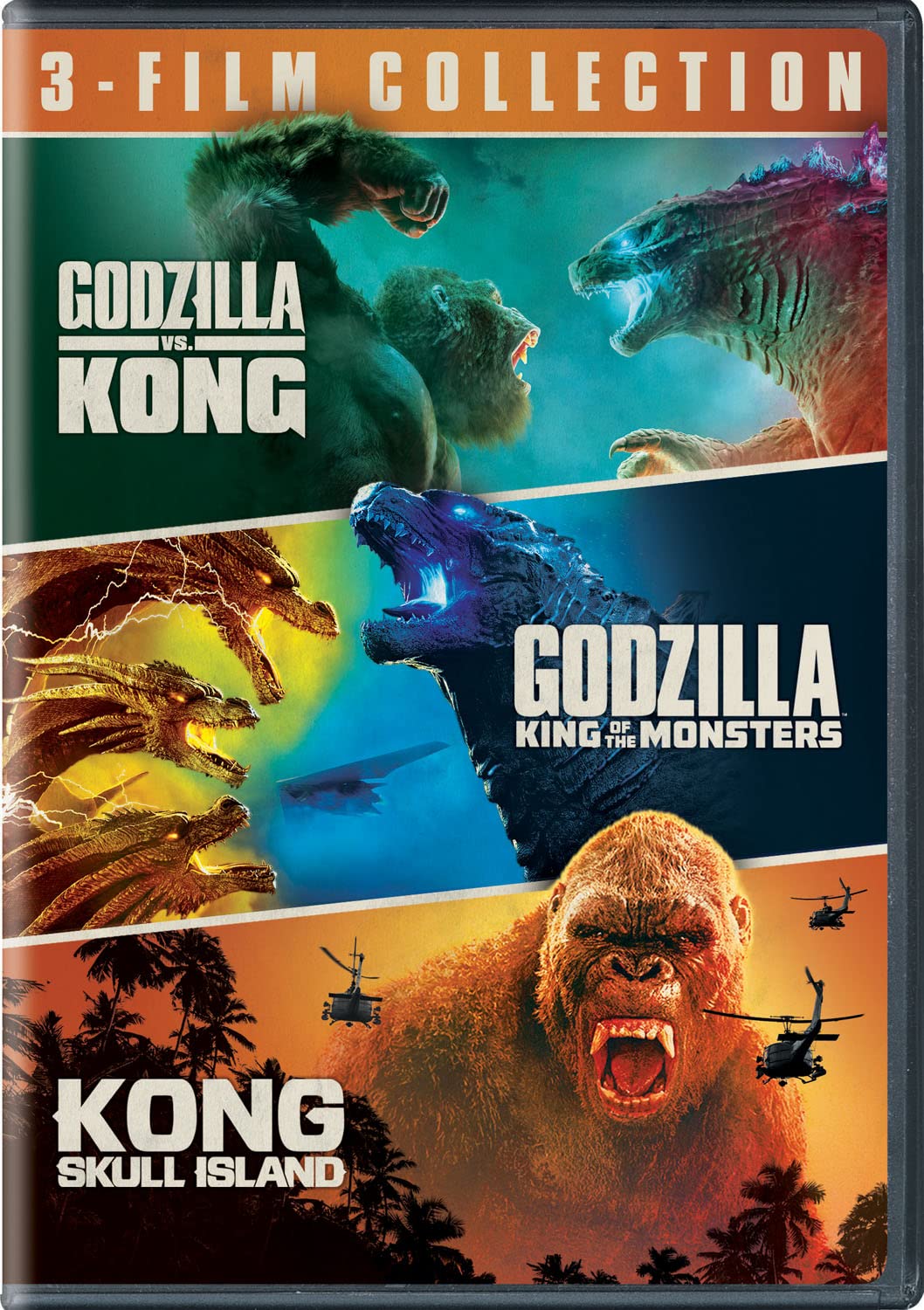 Godzilla vs. Kong/Godzilla: King of the Monsters/Kong: Skull Island 3-Film Collection (DVD)