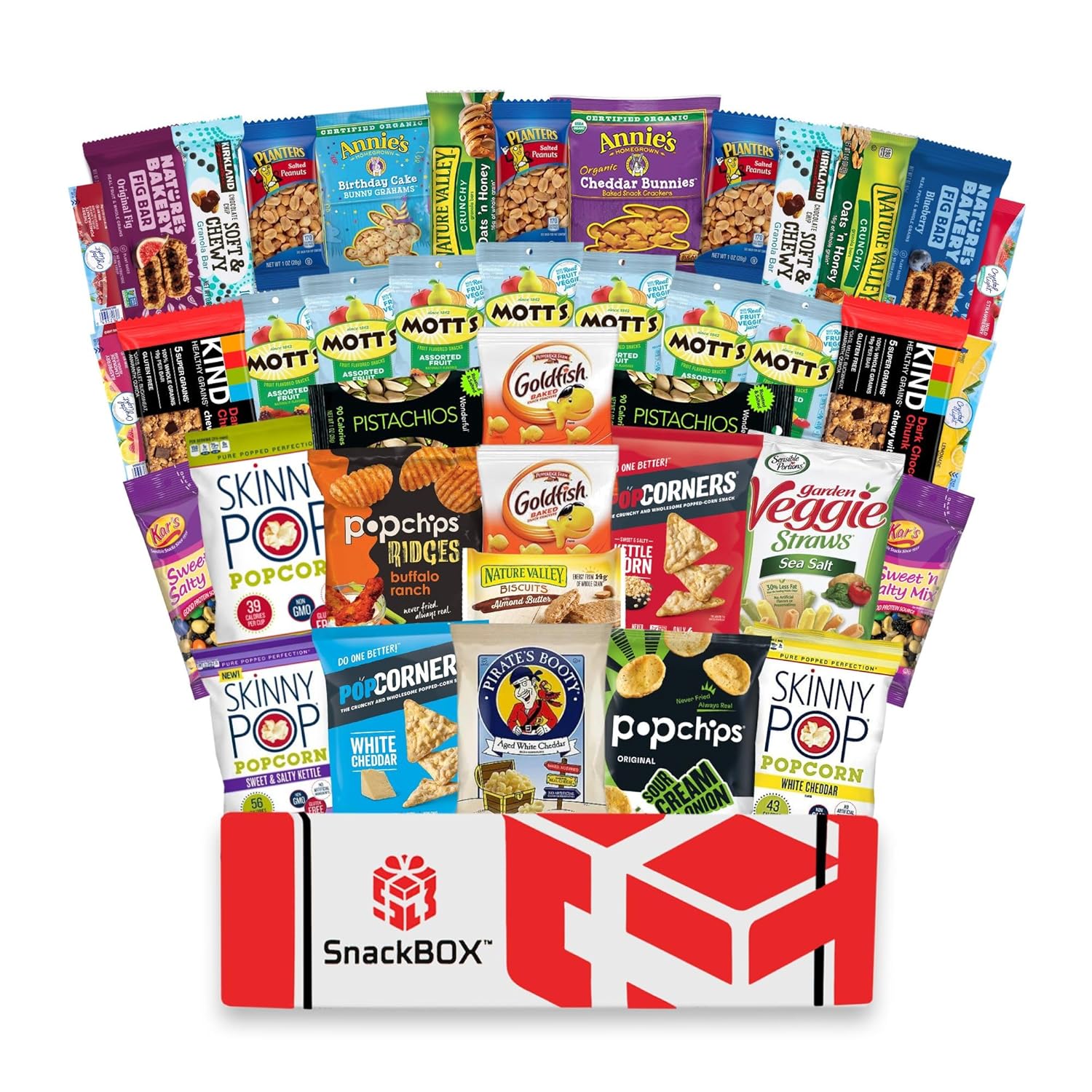Snack Box Healthy Snack Assortment Variety Care Package (40 Count) | Valentines Day Holiday, Employee Appreciation, Office, Breakroom, Teachers, Back to School, College Students, Birthday Gift, Events, Meeting