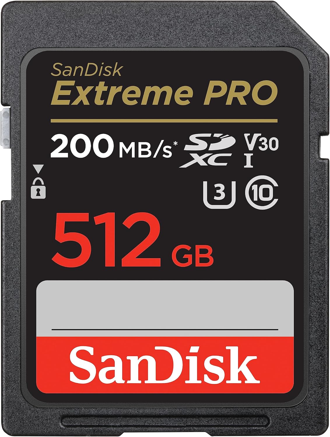SANDISK 512GB Extreme PRO SDXC UHS-I Memory Card - C10, U3, V30, 4K UHD, SD Card - SDSDXXD-512G-GN4IN | UHS-I, V30, U3, Class 10, 4K video