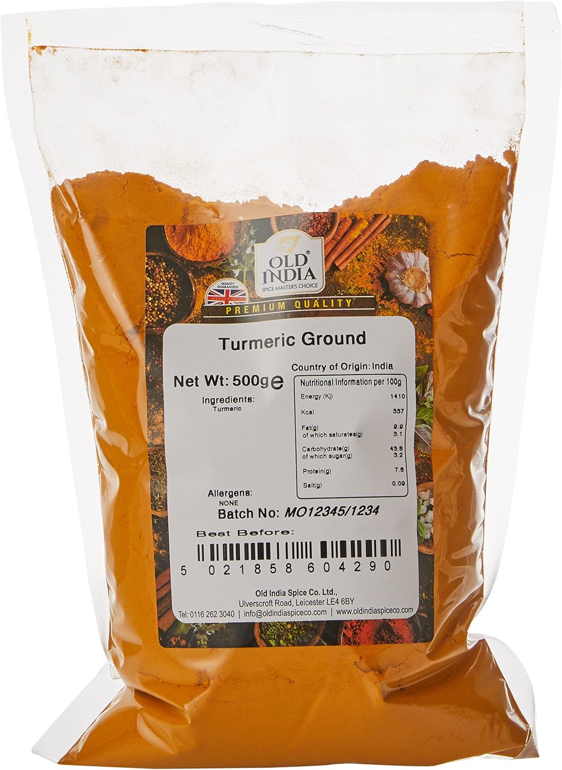 Old India Turmeric Ground 500g