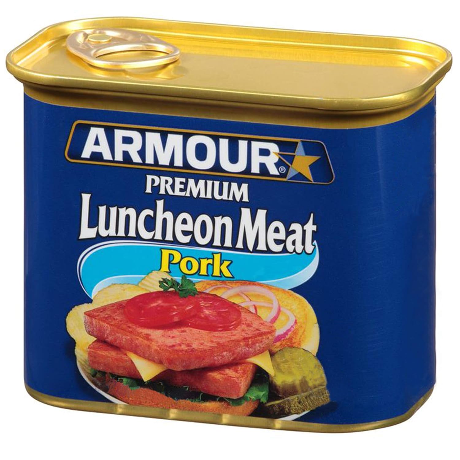 Armour Star Premium Pork Luncheon Meat, Keto Friendly, 12 oz