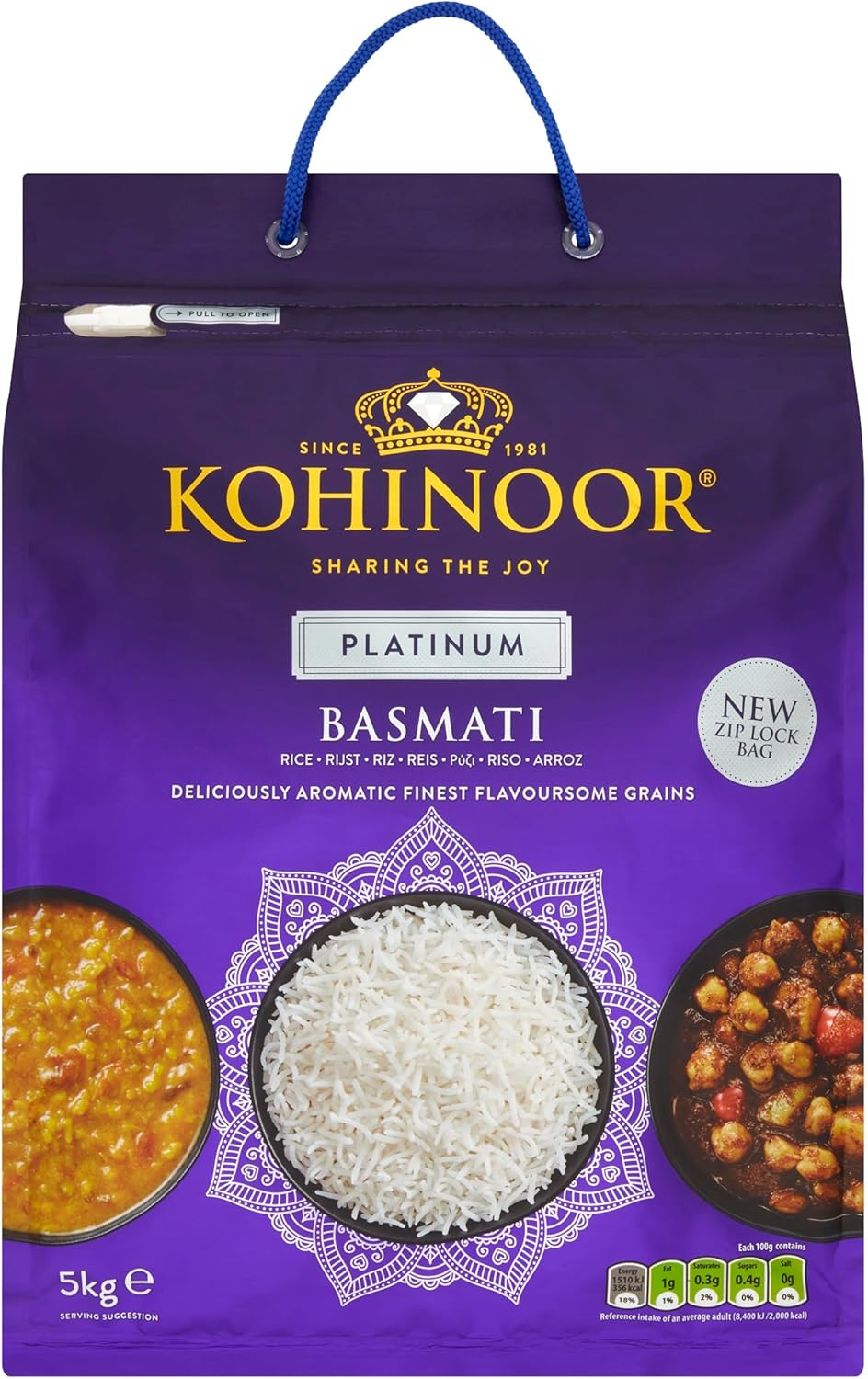 Kohinoor Platinum Basmati Rice 5 kg