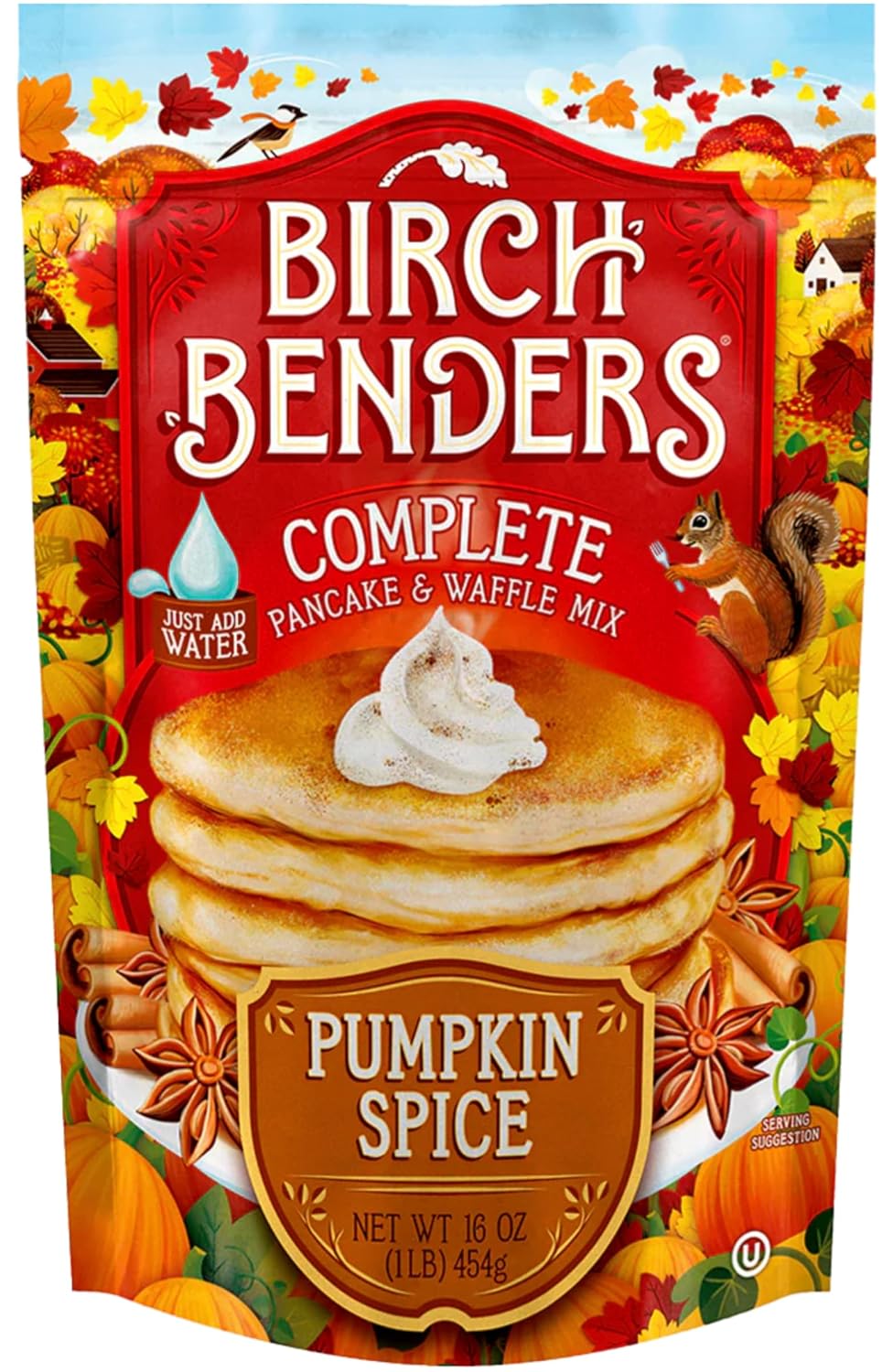 Birch Benders Pumpkin Spice Pancake & Waffle Mix, 16 oz (Pack of 1)