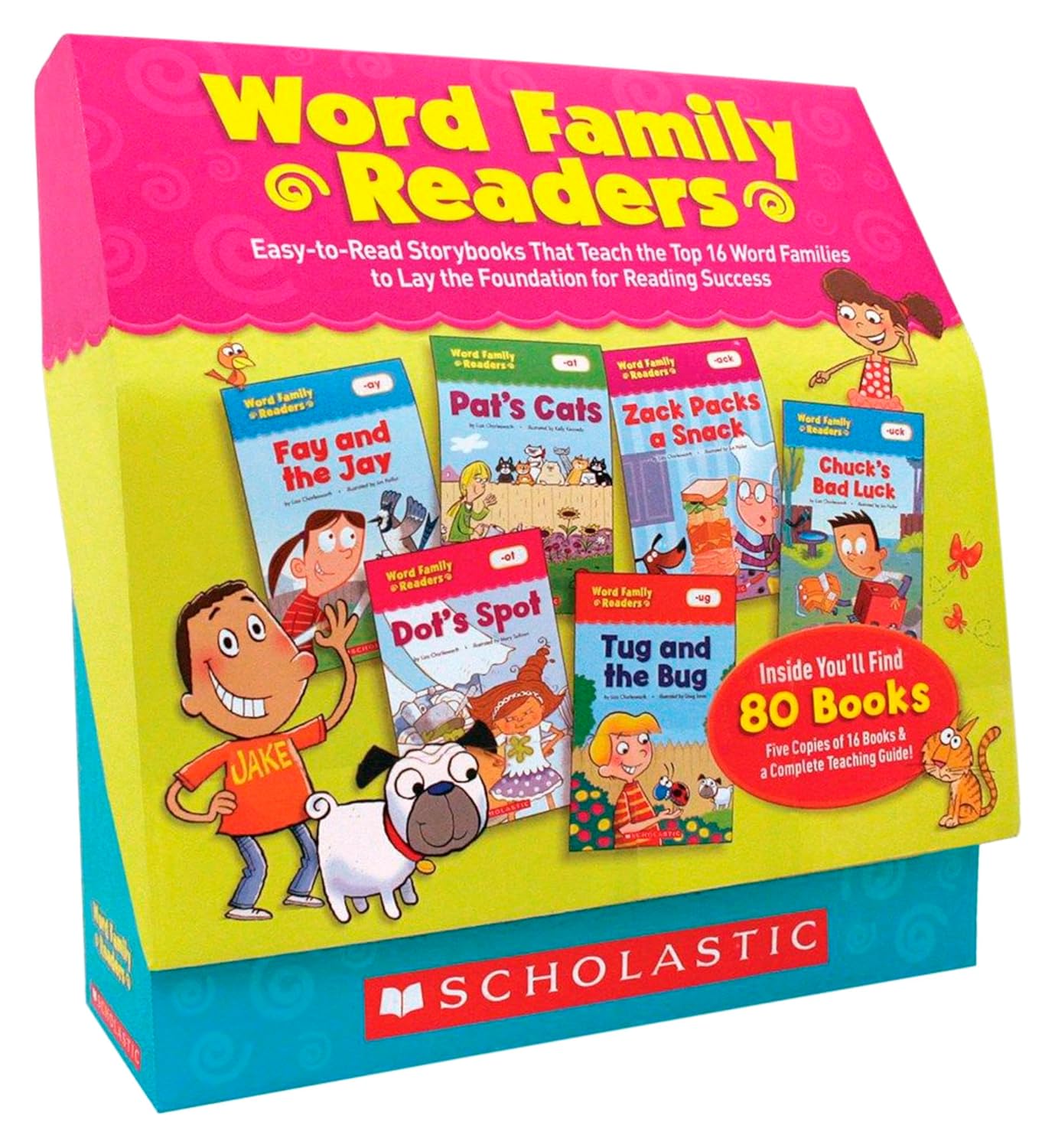 Scholastic Word Family Readers, Set of 80