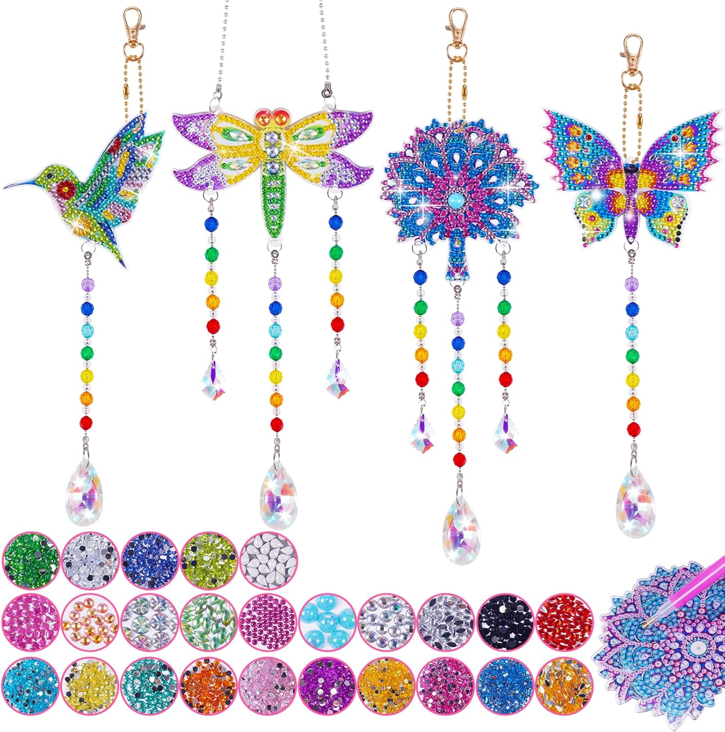 WethCorp Arts and Crafts for Kids Ages 8-12,Diamond Painting Kits for Kids Adults Teen Girl Gifts Trendy Stuff Creative Art Activity Birthday Gifts for 6 7 8 9,10-12 Year Old