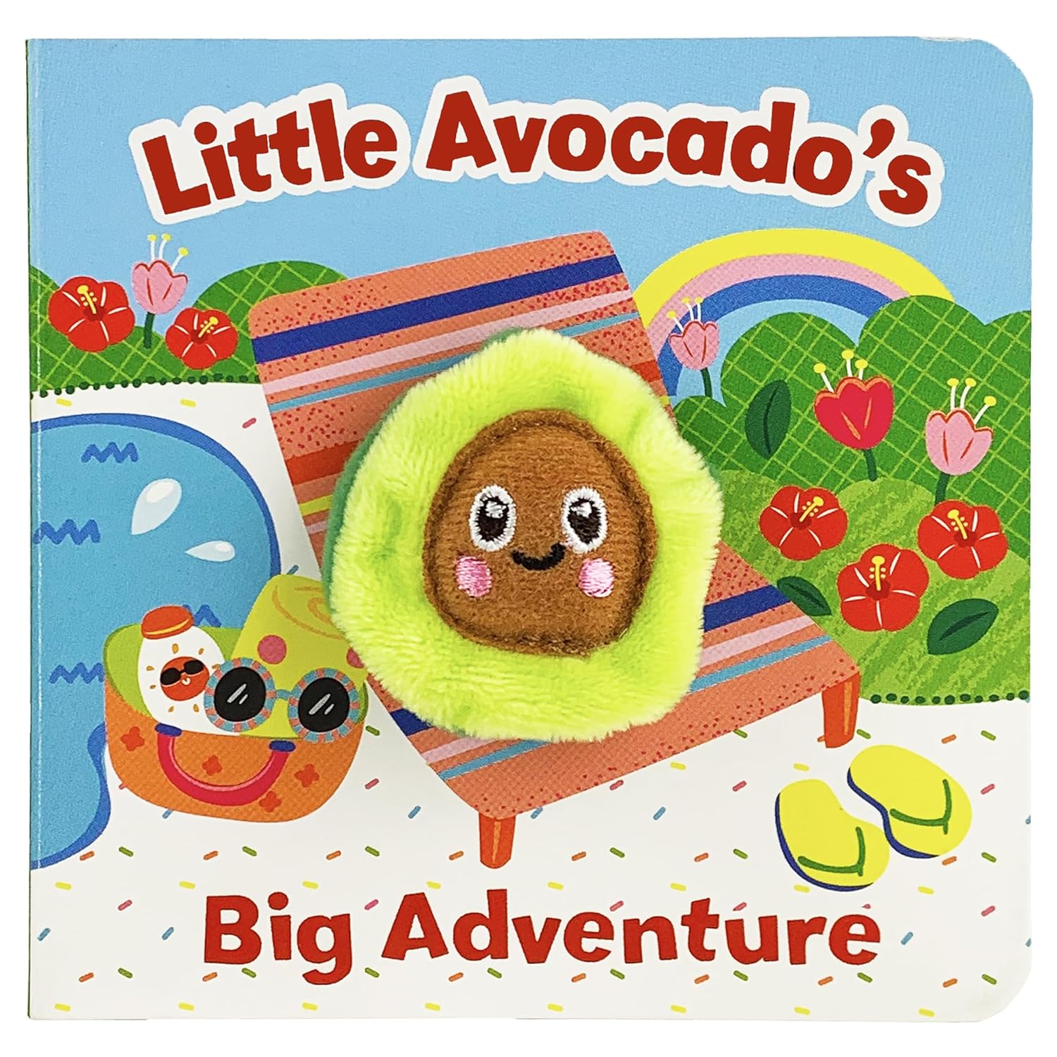 Little Avocado’s Big Adventure (Finger Puppet Board Book with Avocado puppet for ages 0 and up)