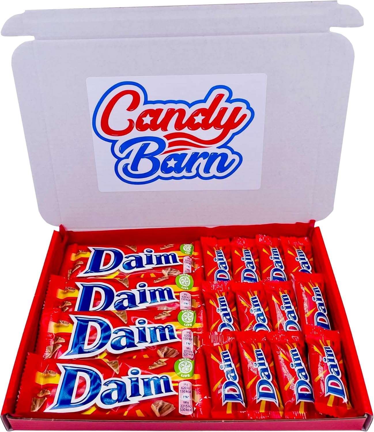 Candy Barn Daim Chocolate Bars Gift Set, Milk Chocolate Minis Assortment, 16 Pieces