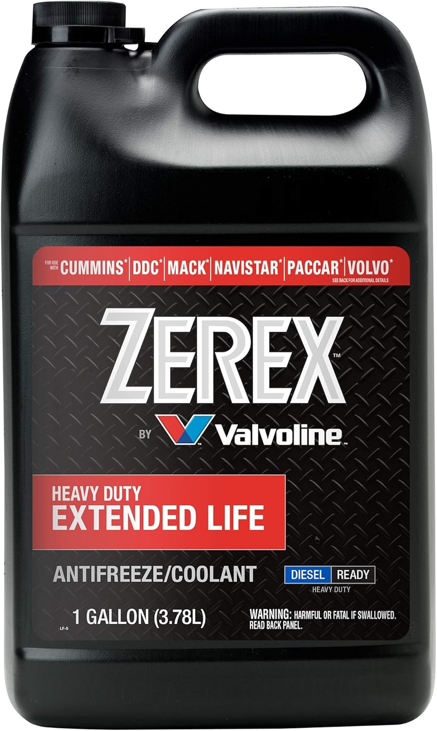 Zerex Extended Life Red Heavy Duty (HD) Concentrate Antifreeze/Coolant 1 GA