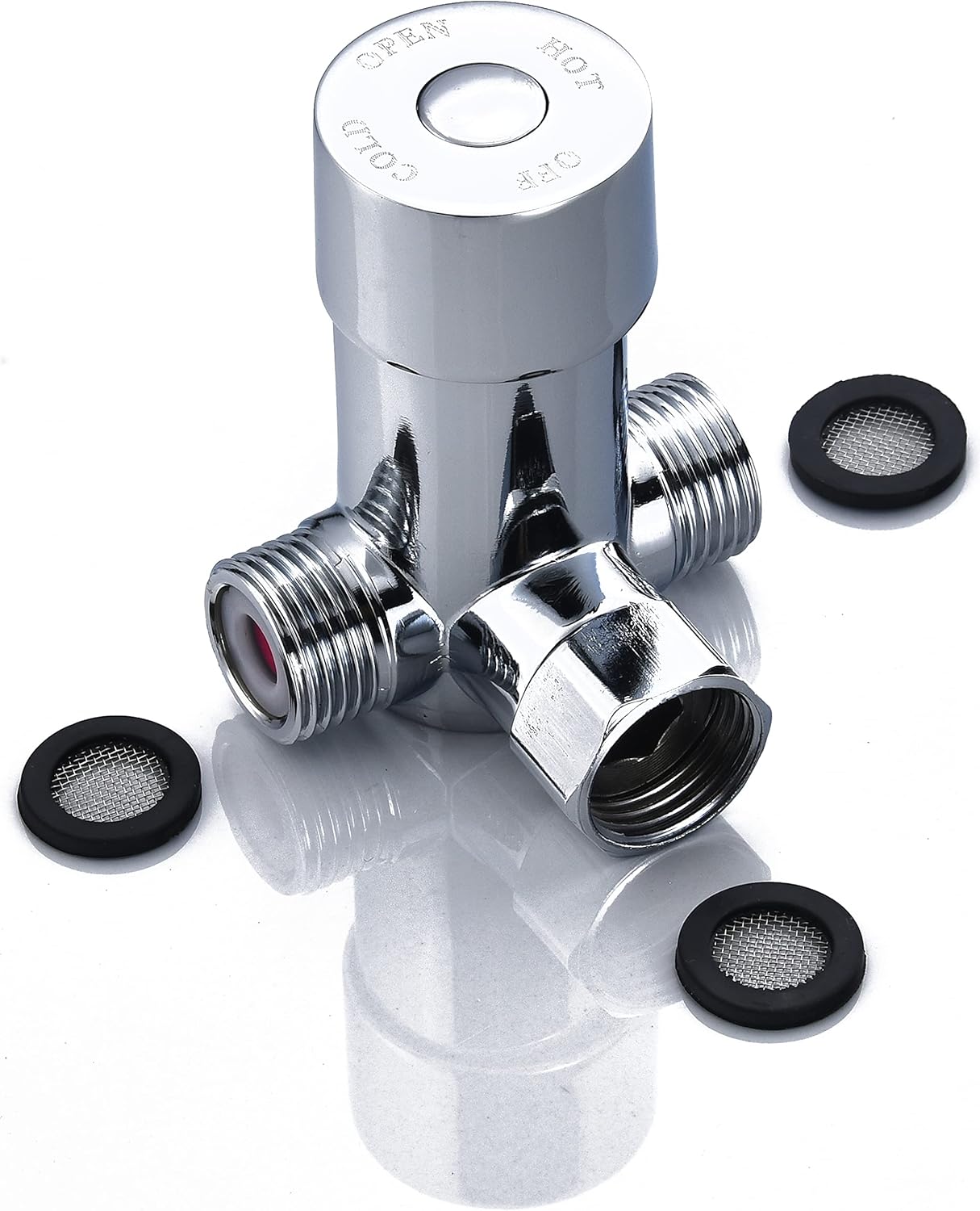 Automatic Sensor Faucet Hot & Cold Water Temperature Mixer Mixing Valve