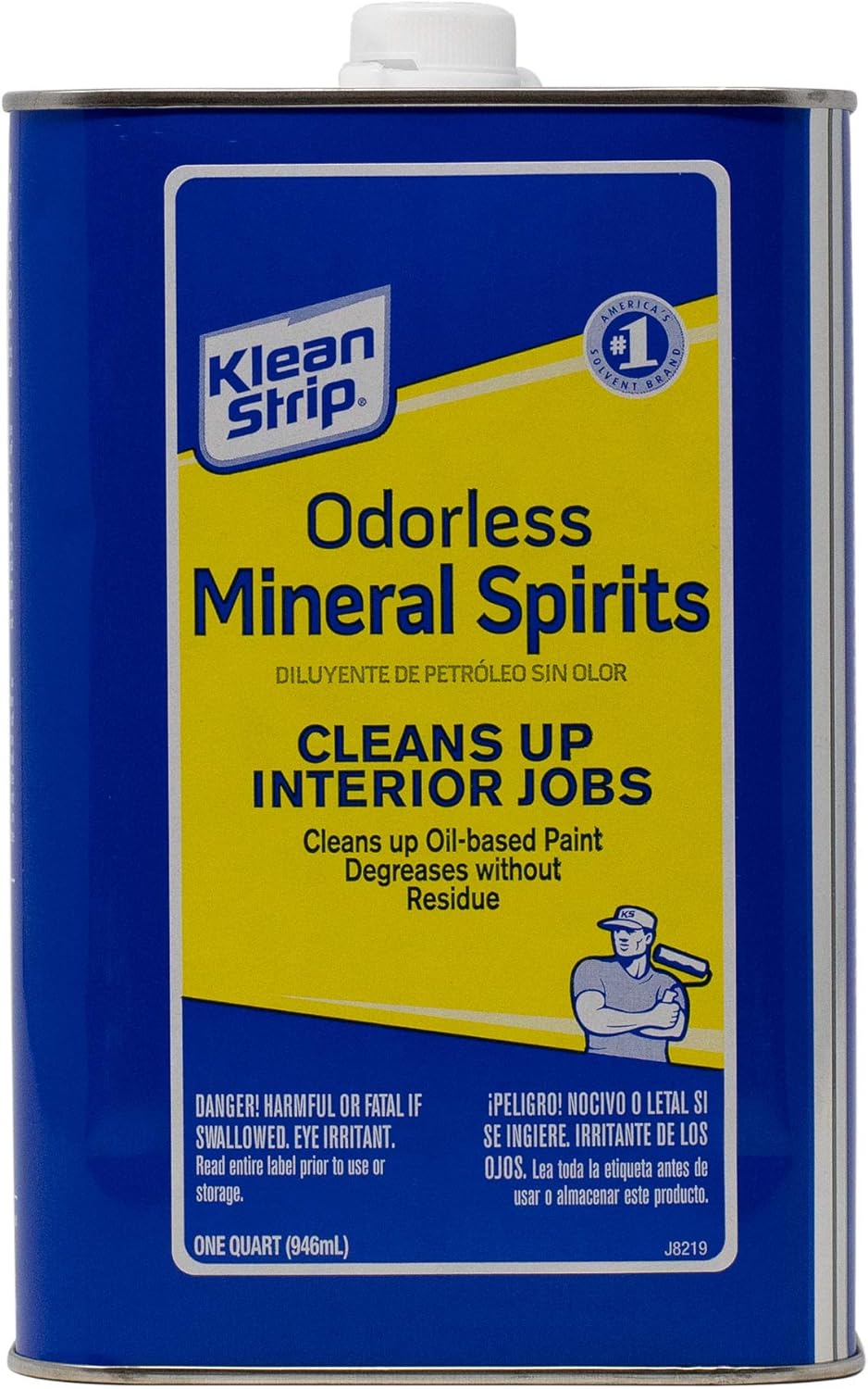 Klean-Strip QKSP94005CA Odorless Mineral Spirits, 1-Quart