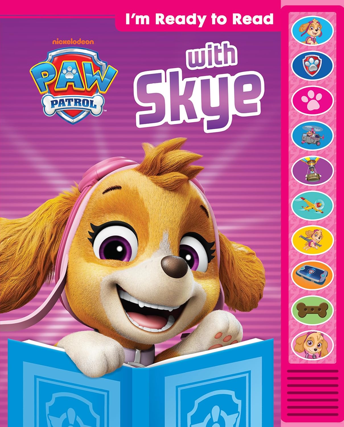 Nick Jr. PAW Patrol - I'm Ready to Read with Skye - Interactive Read-Along Sound Book - Great for Early Readers - PI Kids