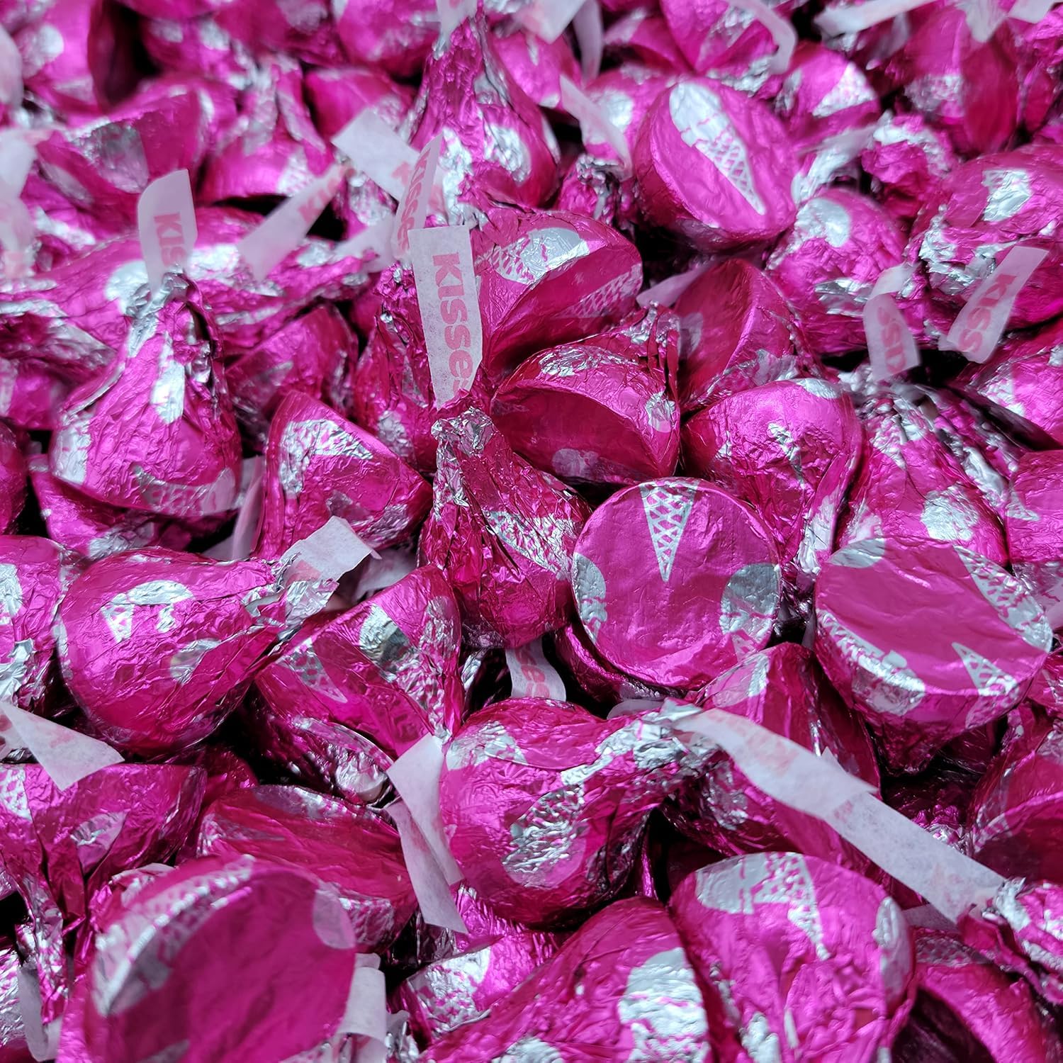 Strawberry Ice Cream Cone Flavored Chocolate Candy 12 Oz Bag (Approx 75 Pieces) Best Way To Treat Yourself, And Your Friends